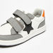 Mister Duchini Textured Sneakers with Hook and Loop Closure-Boy%27s Sneakers-thumbnailMobile-3