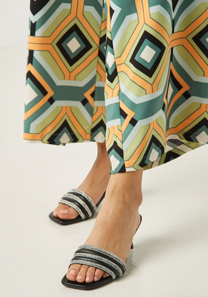 Celeste Women's Embellished Slip-On Heeled Sandals-Women%27s Heel Sandals-image-1
