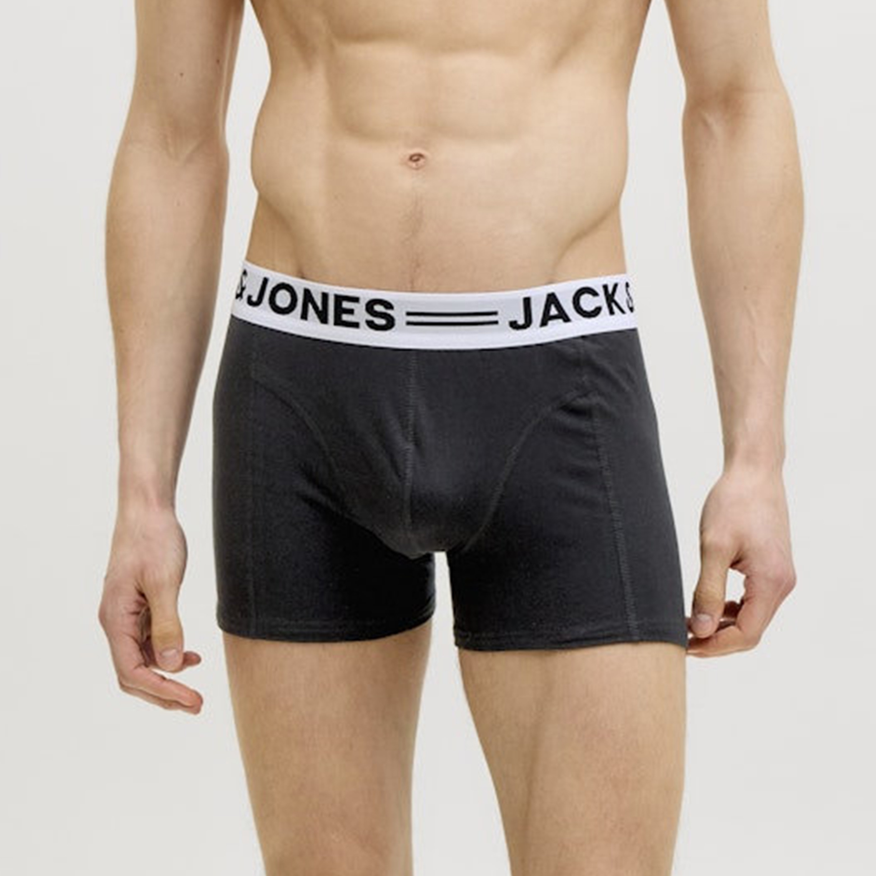 سينس ترانكس من جاك آند جونز سادة مع حزام خصر مطبوع عليه العلامة التجارية-men-clothing-innerwear-underwear-image-8