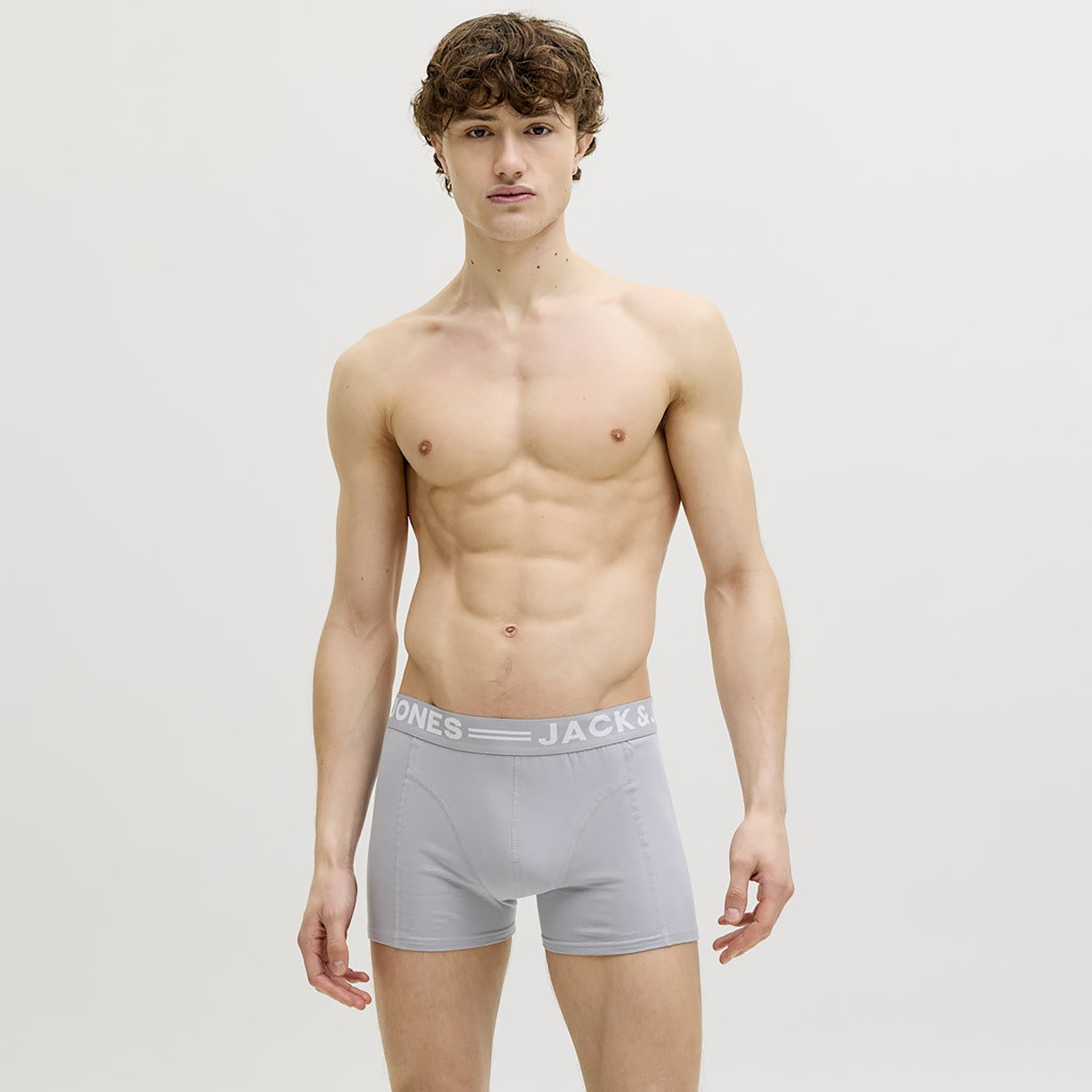سينس ترانكس من جاك آند جونز سادة مع حزام خصر مطبوع عليه العلامة التجارية-men-clothing-innerwear-underwear-image-13
