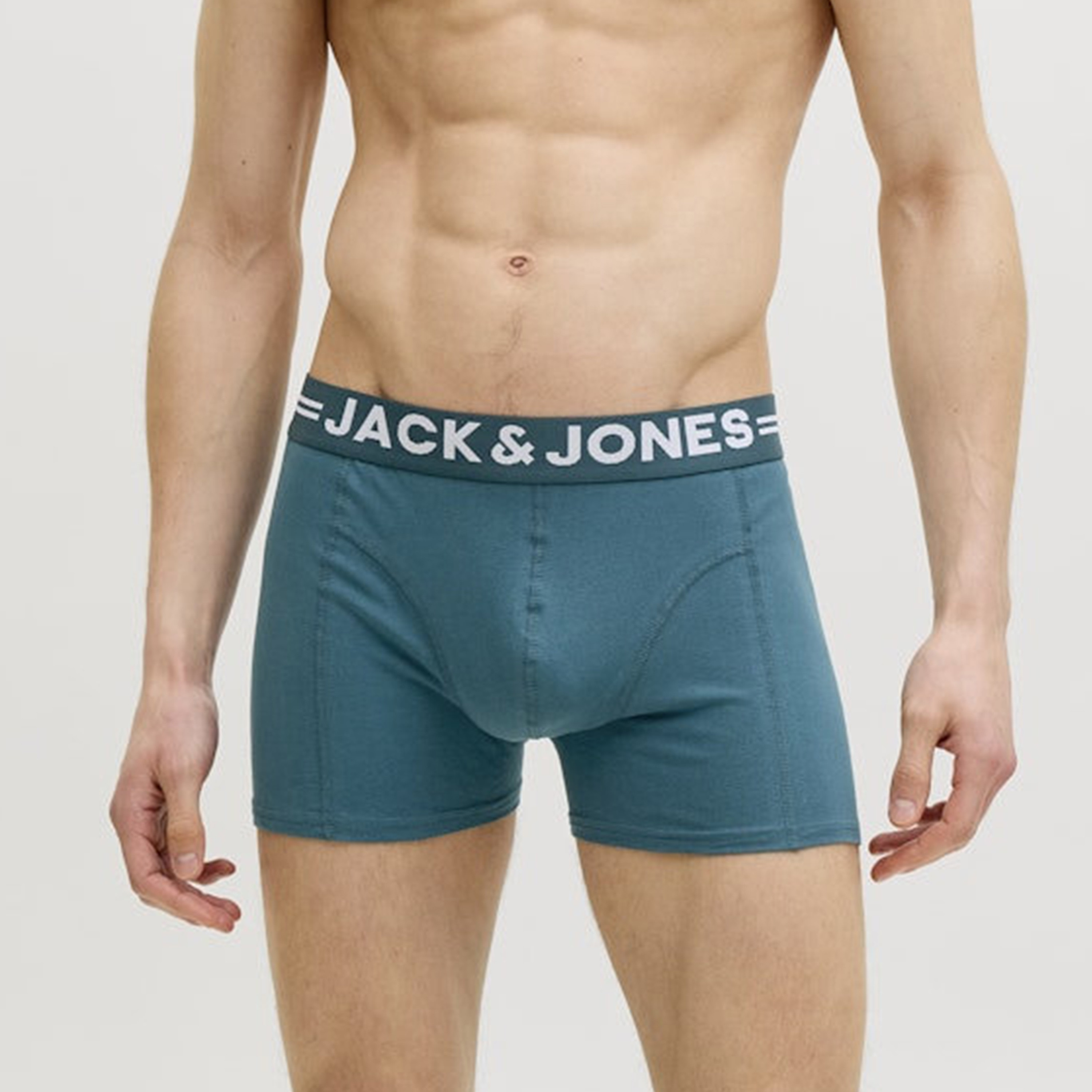سينس ترانكس من جاك آند جونز سادة مع حزام خصر مطبوع عليه العلامة التجارية-men-clothing-innerwear-underwear-image-16