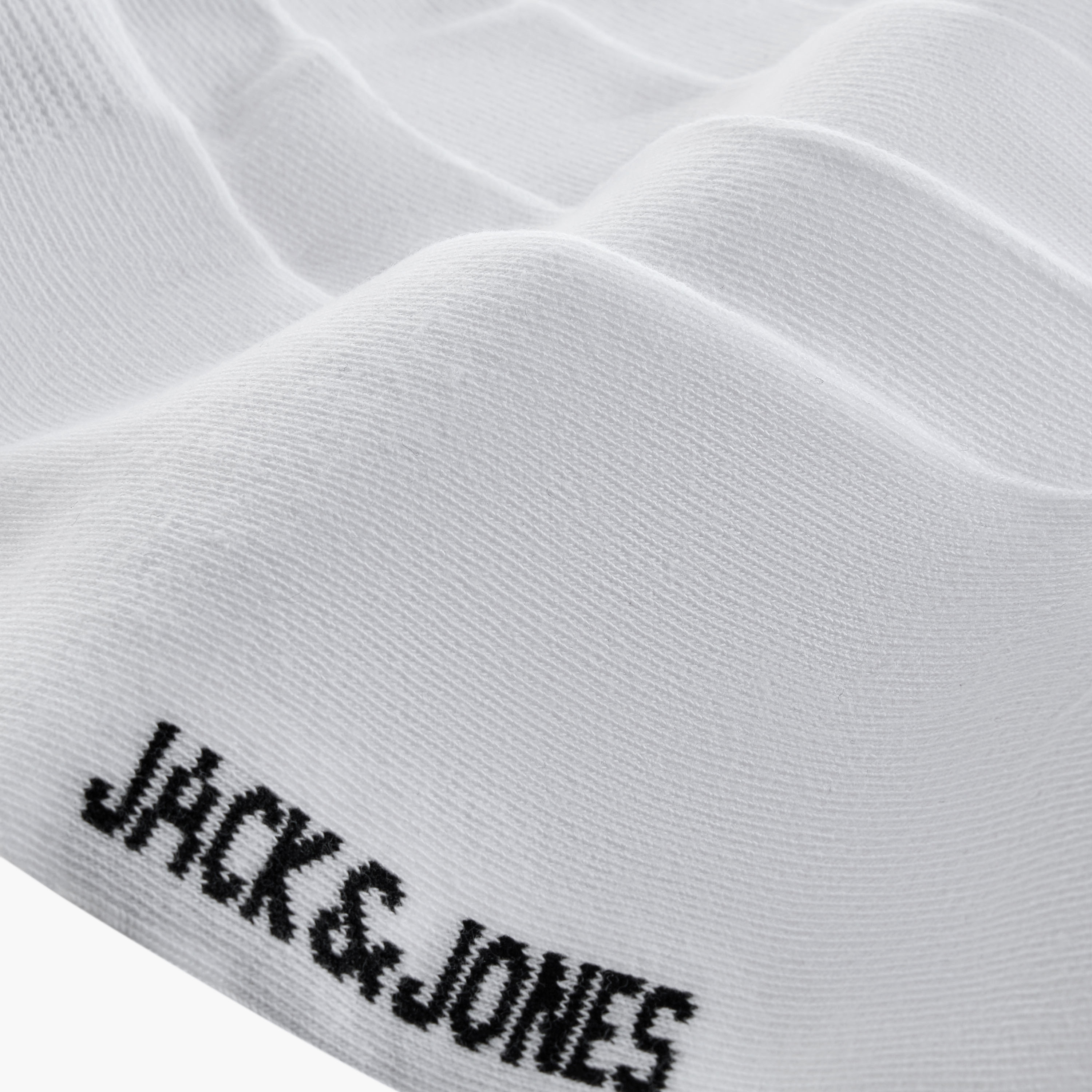مجموعة من 5 جوارب سادة بطول الكاحل للرجال من جاك اند جونز-men-socks-image-4