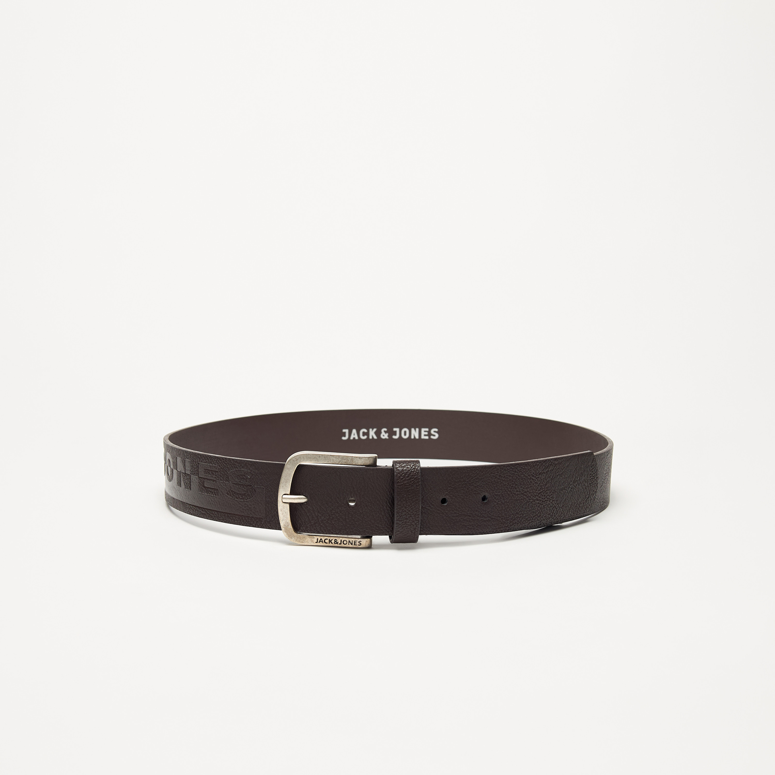 Jack & Jones Textured Belt with Pin Buckle Closure-men-beltsandwallets-belts-image-5
