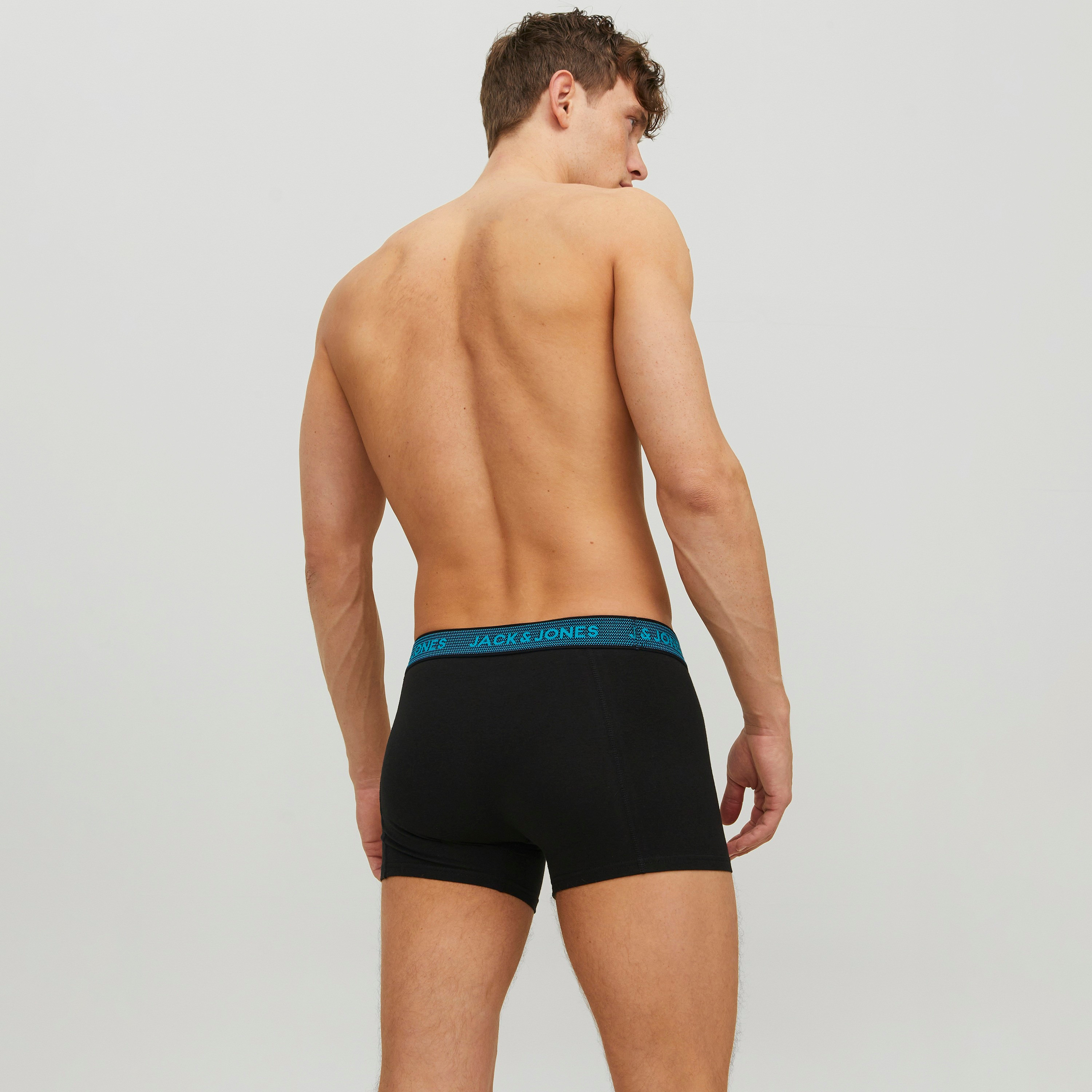 Jack & Jones Pack of 3 Brand Print Waistband Trunks-men-clothing-innerwear-underwear-image-6