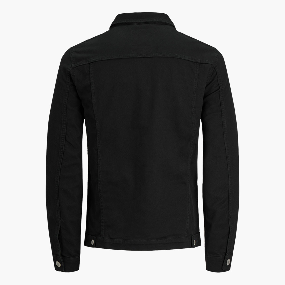 Jack & Jones Solid Denim Jacket with Pockets and Button Closure-men-clothing-jacketsandblazers-jackets-image-8