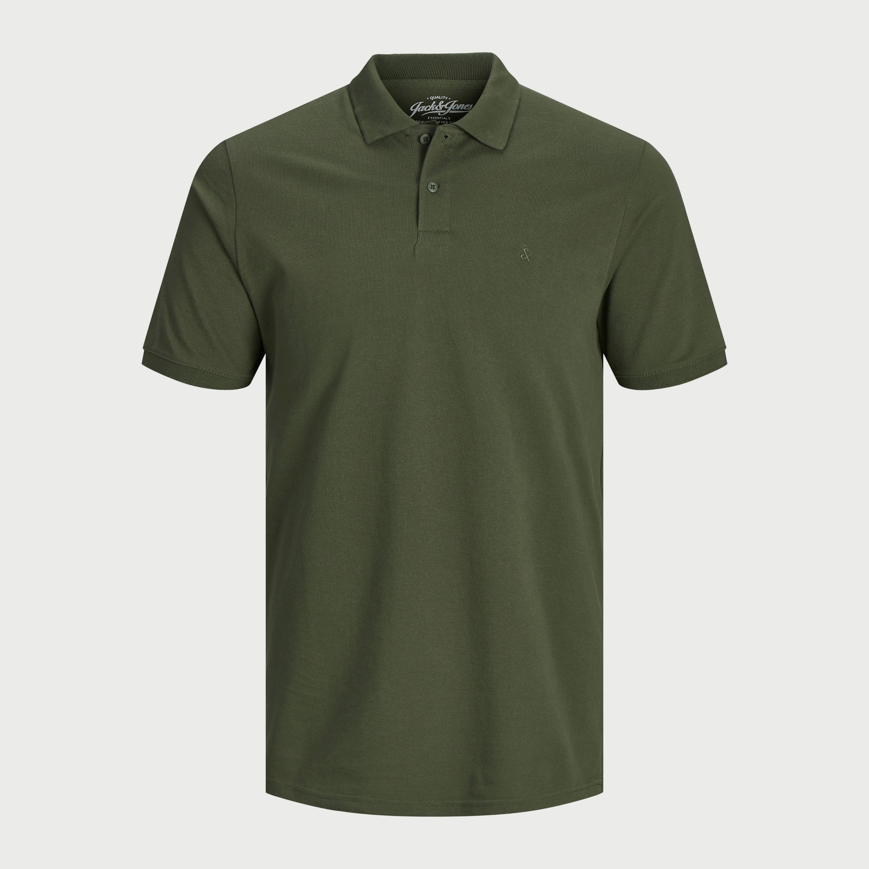 بولو تي شيرت من جاك آند جونز بأكمام قصيرة سادة-men-clothing-tshirtsandpolos-polos-image-10