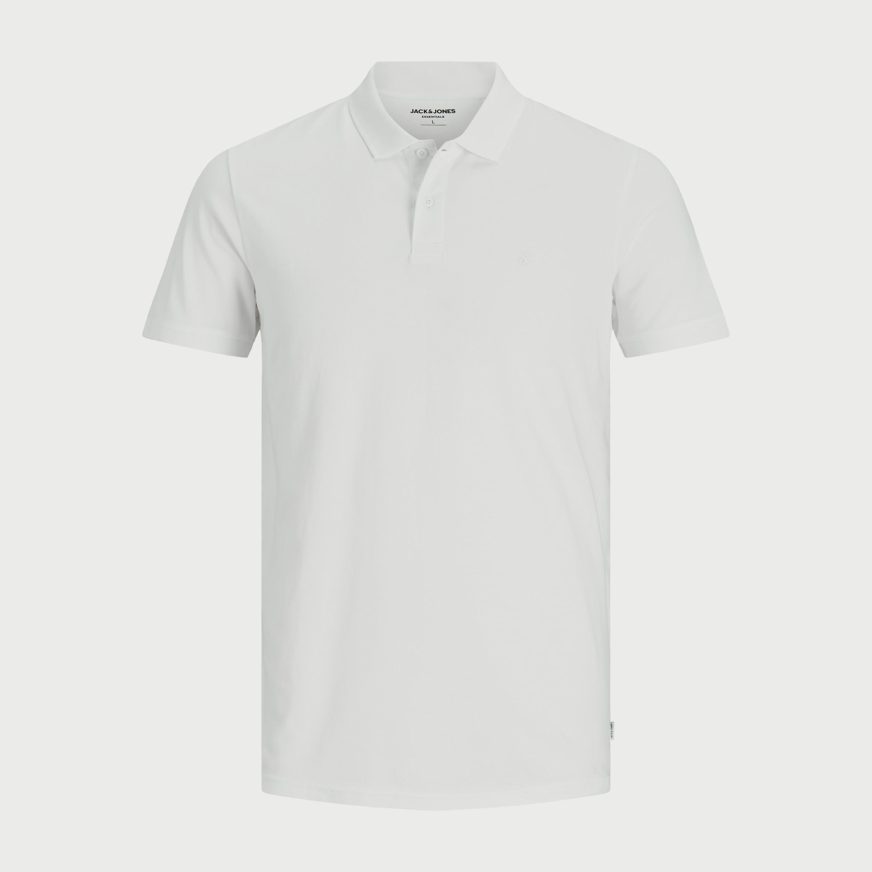 بولو تي شيرت من جاك آند جونز بأكمام قصيرة سادة-men-clothing-tshirtsandpolos-polos-image-15