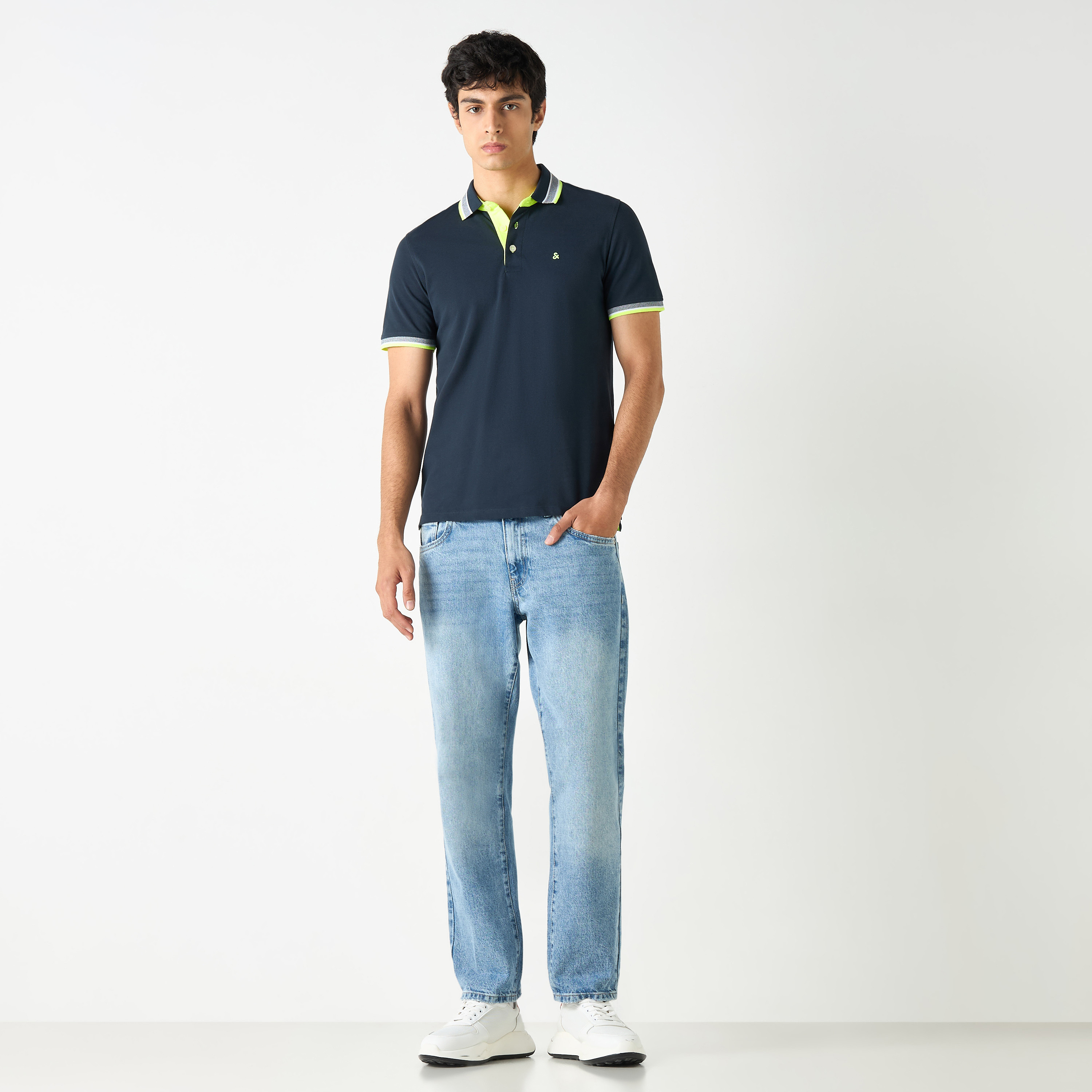 Jack & Jones Logo Collared Short Sleeves Polo T-Shirt-men-clothing-tshirtsandpolos-polos-image-2