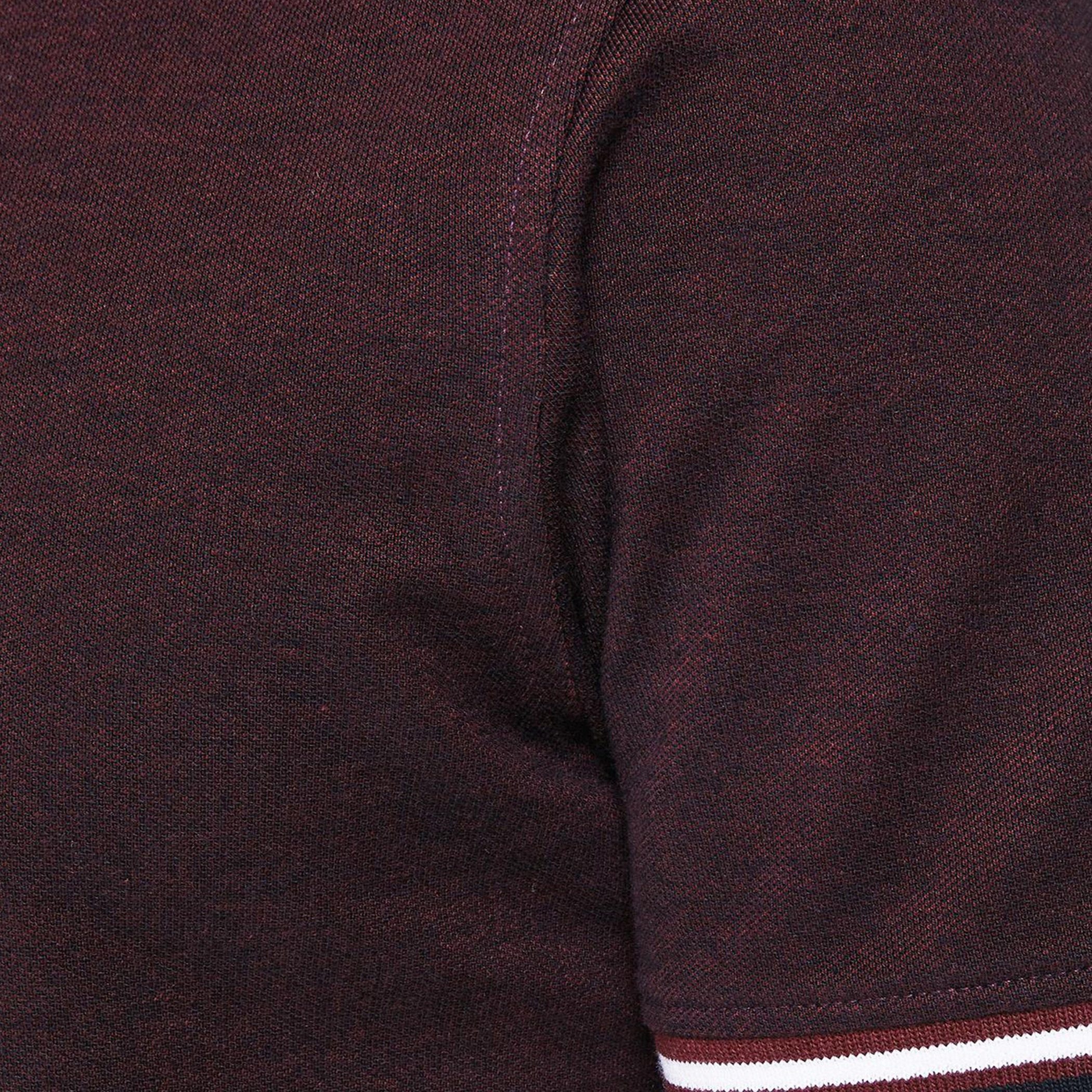 Jack & Jones Men Solid Maroon Short Sleeves Slim Fit Polo T-Shirt-men-clothing-tshirtsandpolos-polos-image-7