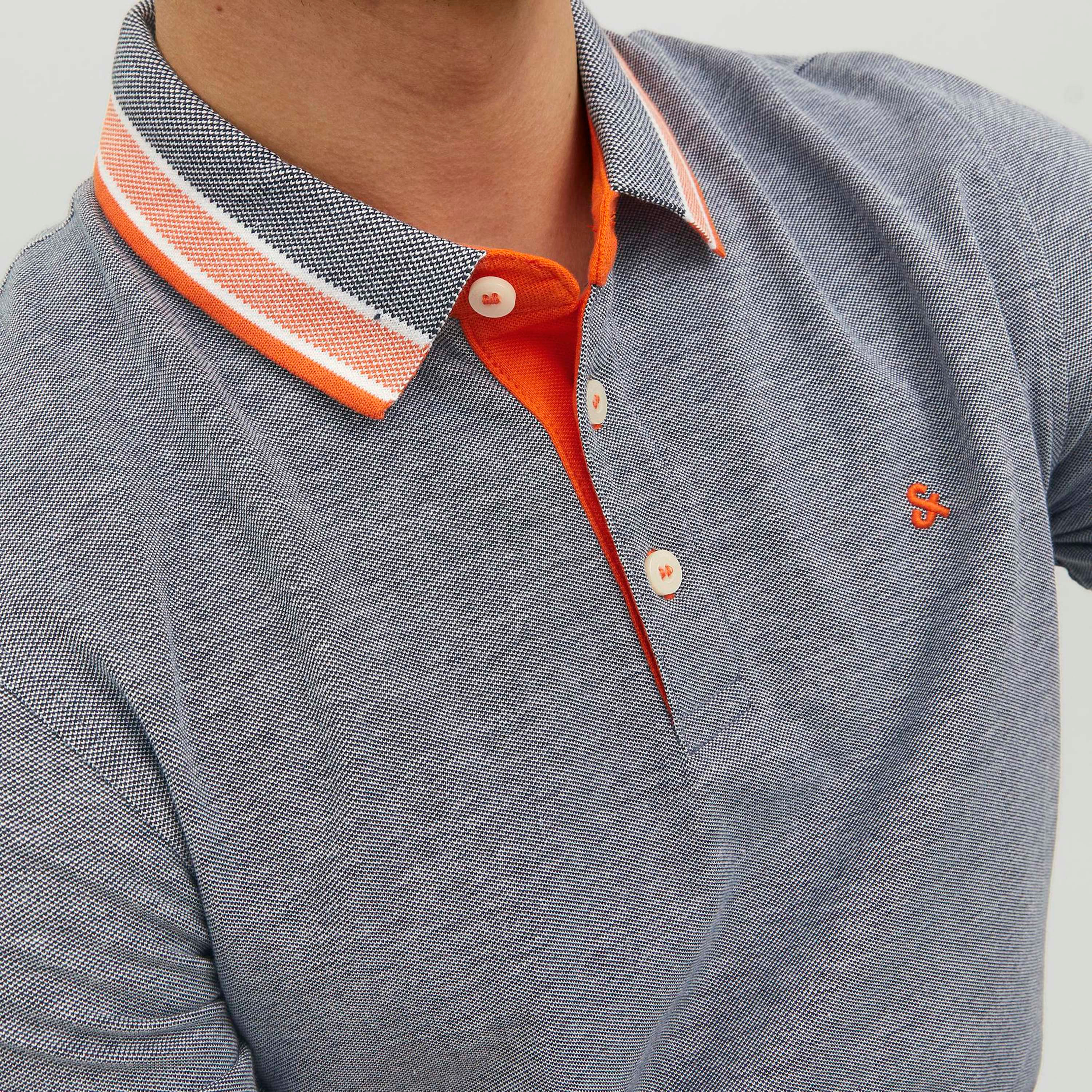 Jack & Jones Plain Collared Short Sleeves Polo T-Shirt-men-clothing-tshirtsandpolos-polos-image-3