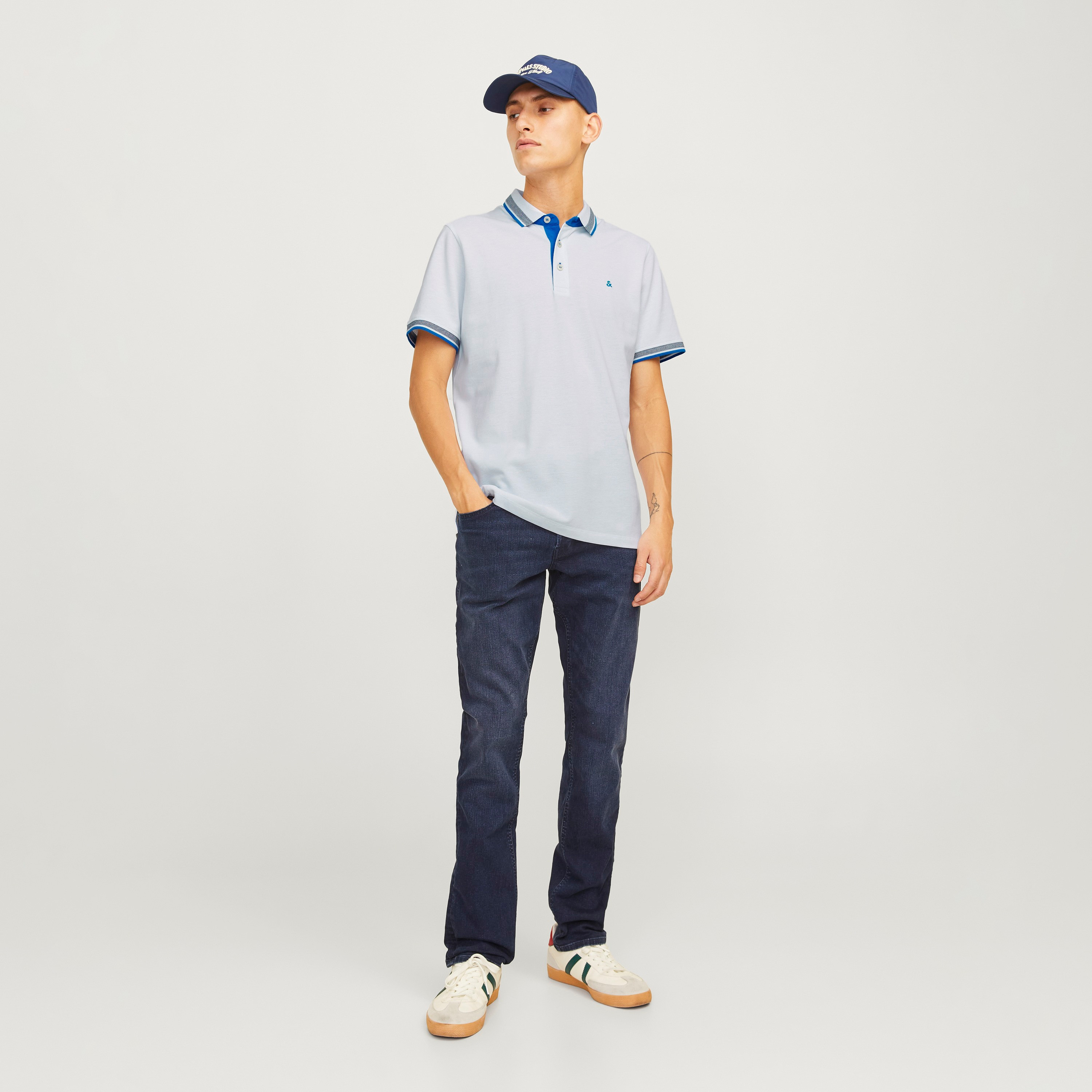 Jack & Jones Logo Collared Short Sleeves Men's Polo-Shirt-men-clothing-tshirtsandpolos-polos-image-2