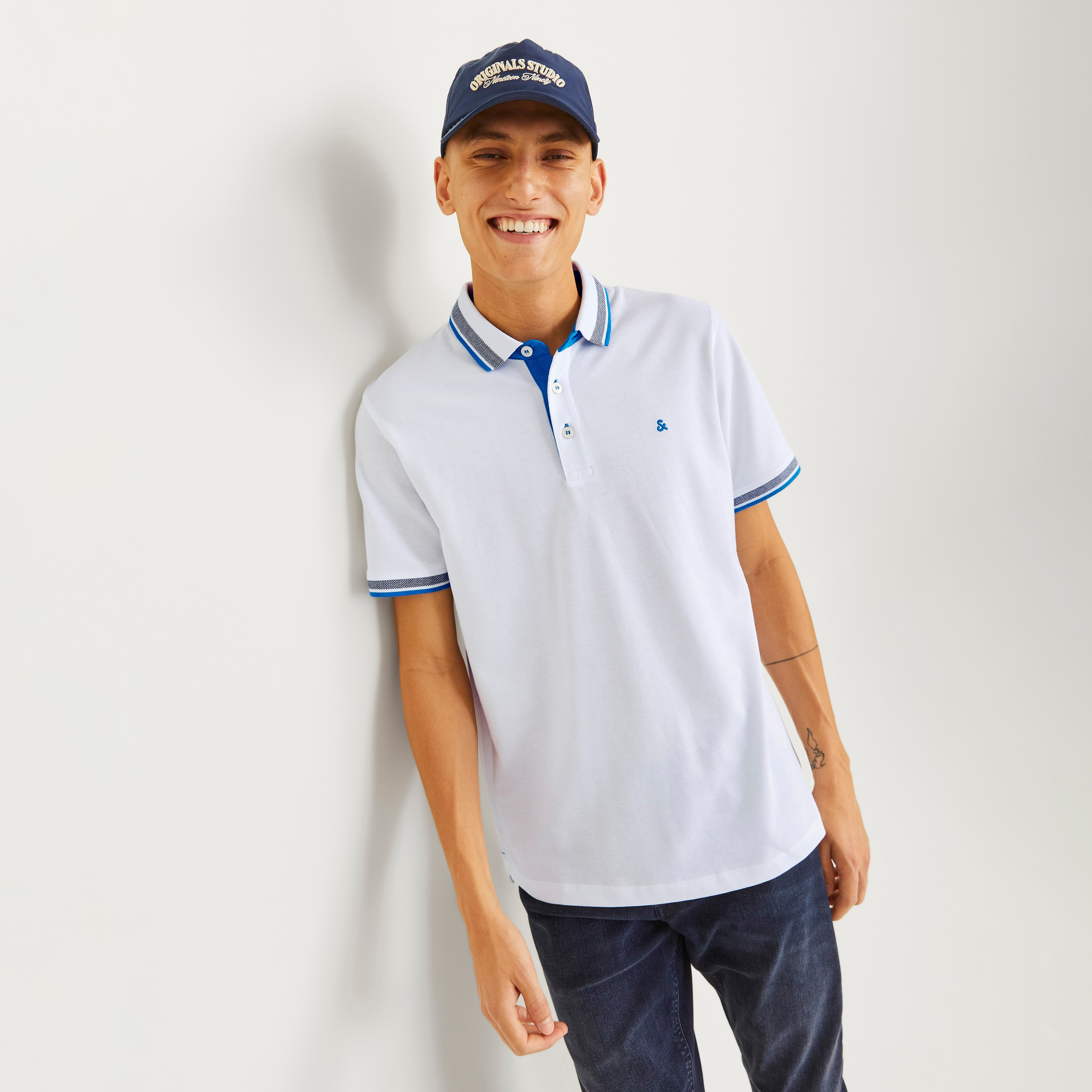 Jack & Jones Logo Collared Short Sleeves Men's Polo-Shirt-men-clothing-tshirtsandpolos-polos-image-5
