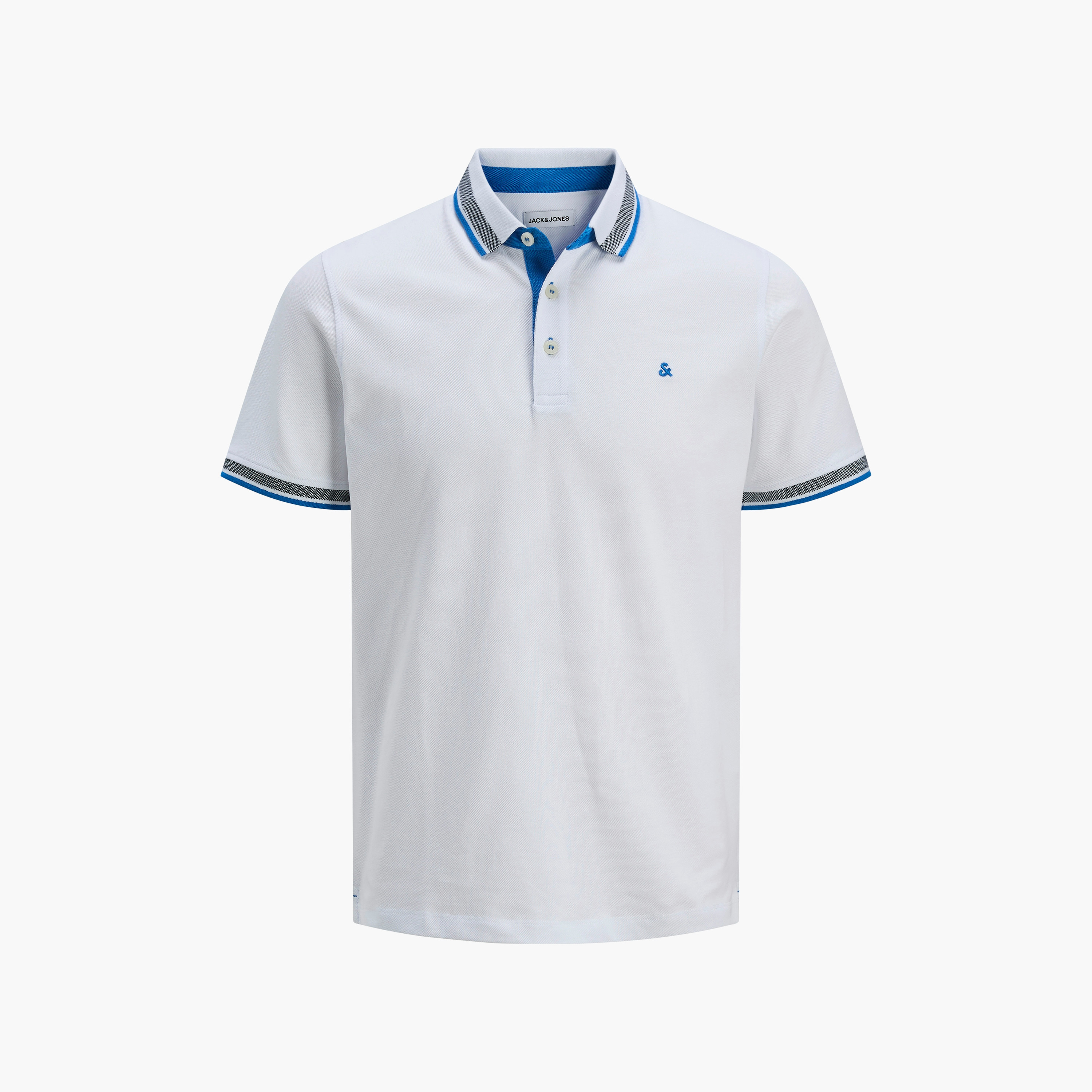قميص بولو رجالي بأكمام قصيرة وياقة وشعار من جاك اند جونز-men-clothing-tshirtsandpolos-polos-image-7