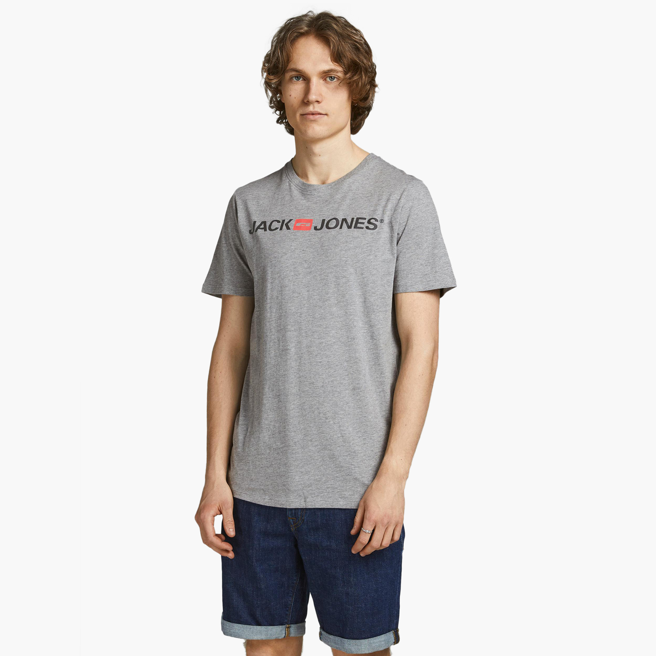 Jack & Jones Men Solid Crew Neck T-Shirt-men-clothing-tshirtsandpolos-tshirts-image-1