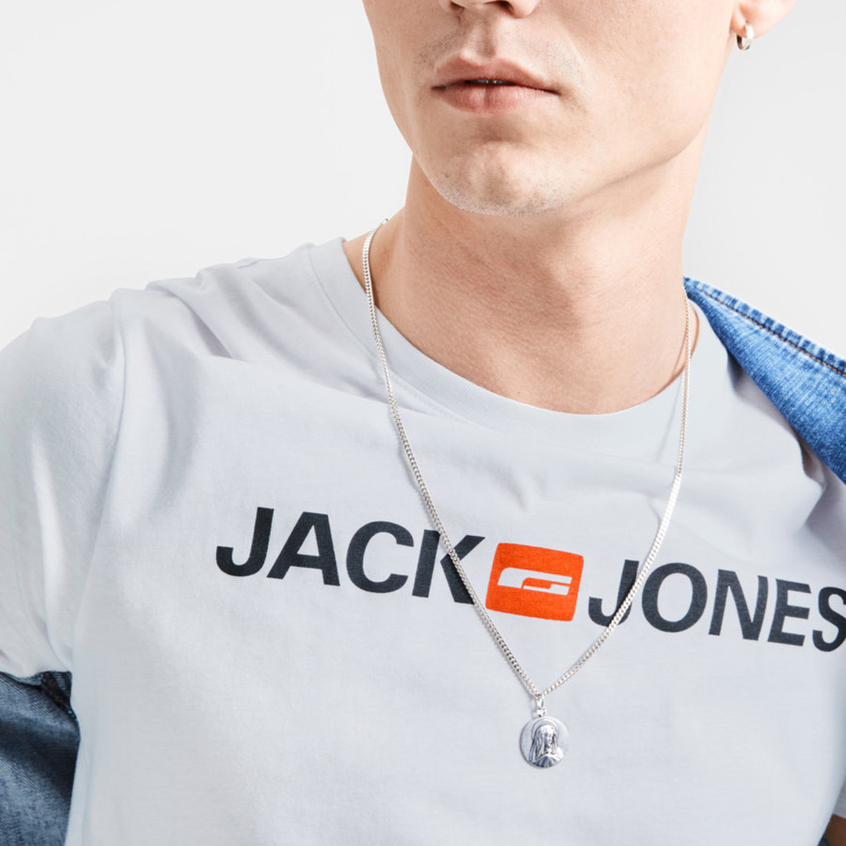 Jack & Jones Men Cotton Solid White T-Shirt-men-clothing-tshirtsandpolos-tshirts-image-6