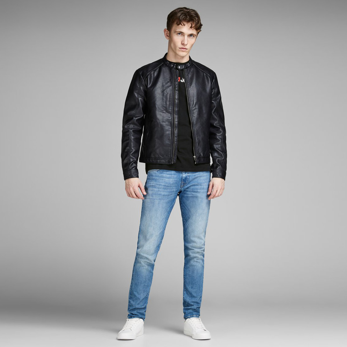 Jack & Jones Printed Crew Neck T-shirt with Short Sleeves-men-clothing-tshirtsandpolos-tshirts-image-3