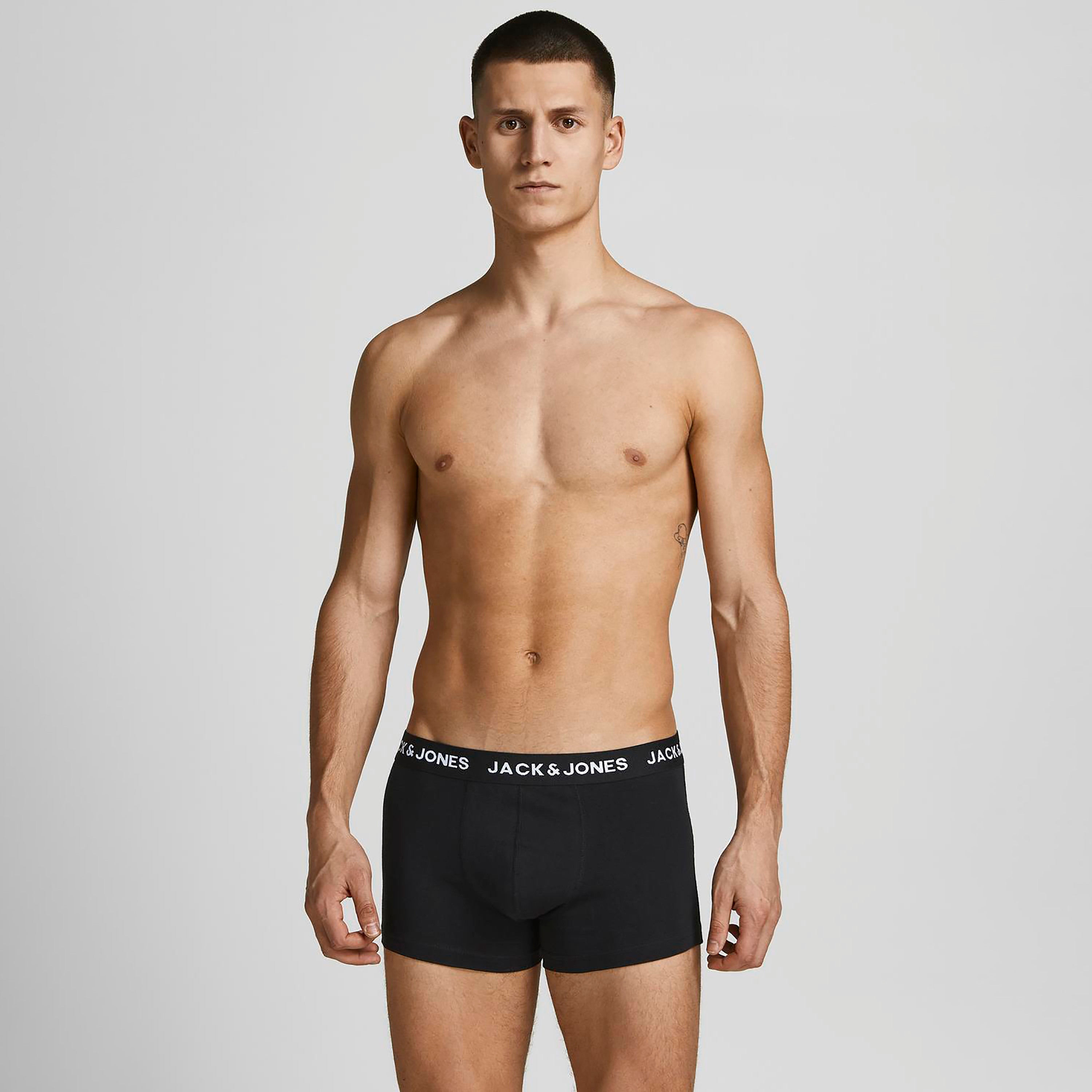 مجموعة من 5 جاكوي ترانكس سادة من جاك آند جونز للرجال-men-clothing-innerwear-underwear-image-4