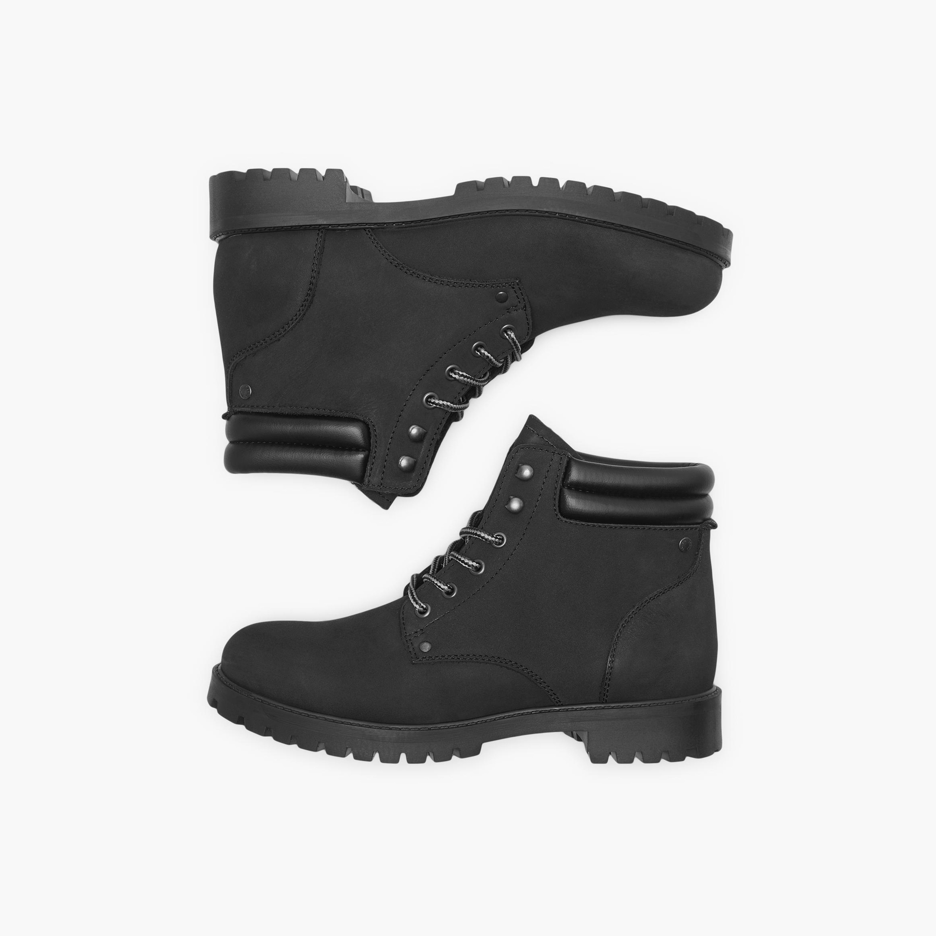 Jack & Jones Round Toe High Top Lace-Up Boots | 12142357-men-shoes-boots-image-4