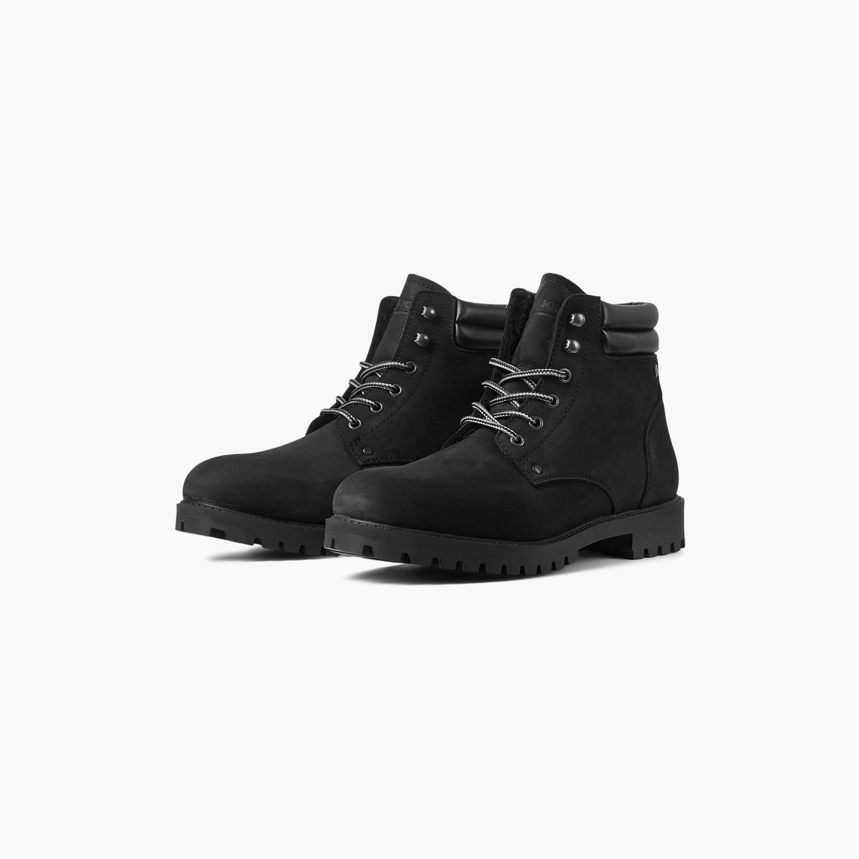 Jack & Jones Round Toe High Top Lace-Up Boots | 12142357-men-shoes-boots-image-6