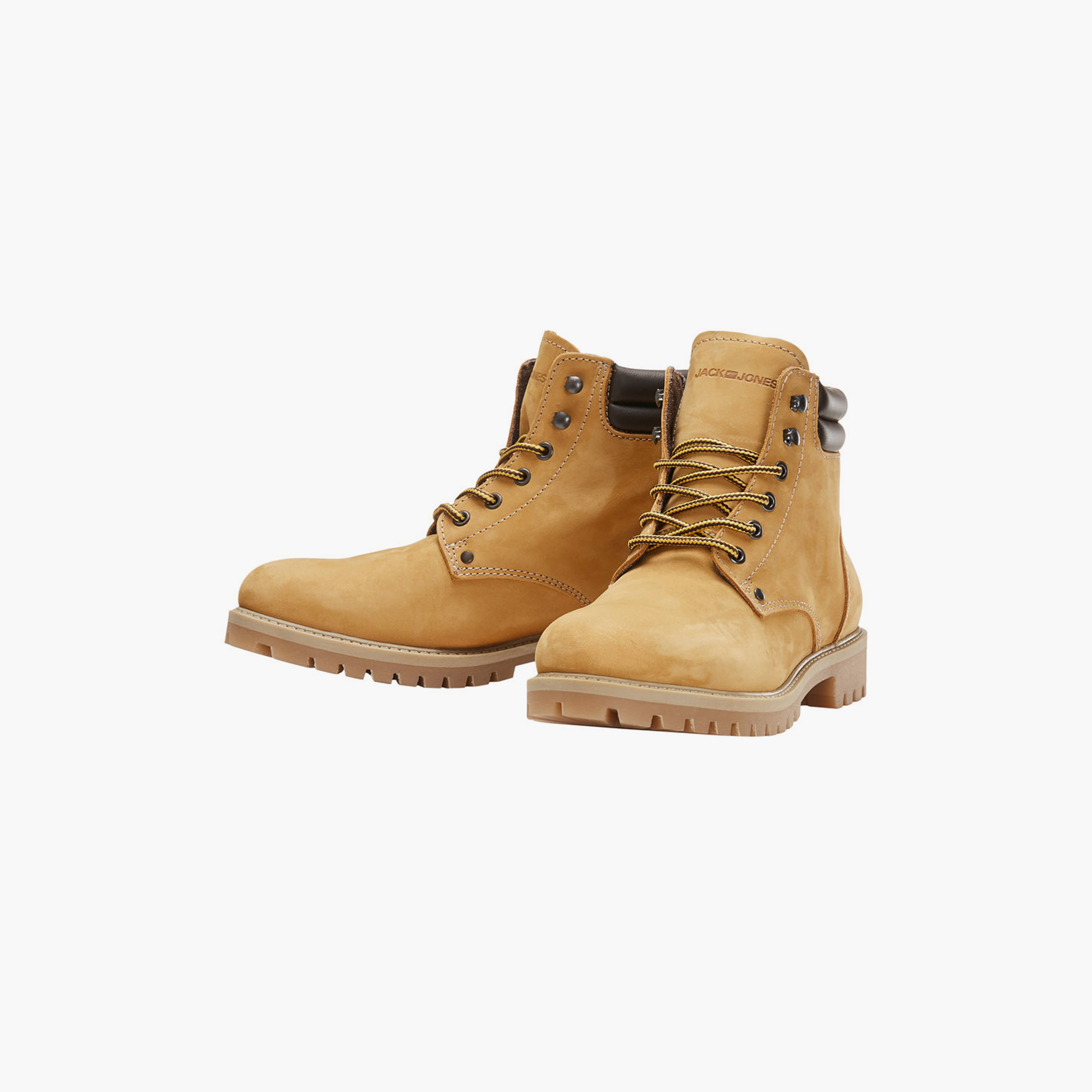Jack & Jones Round Toe High Top Lace-Up Boots | 12142357-men-shoes-boots-image-9