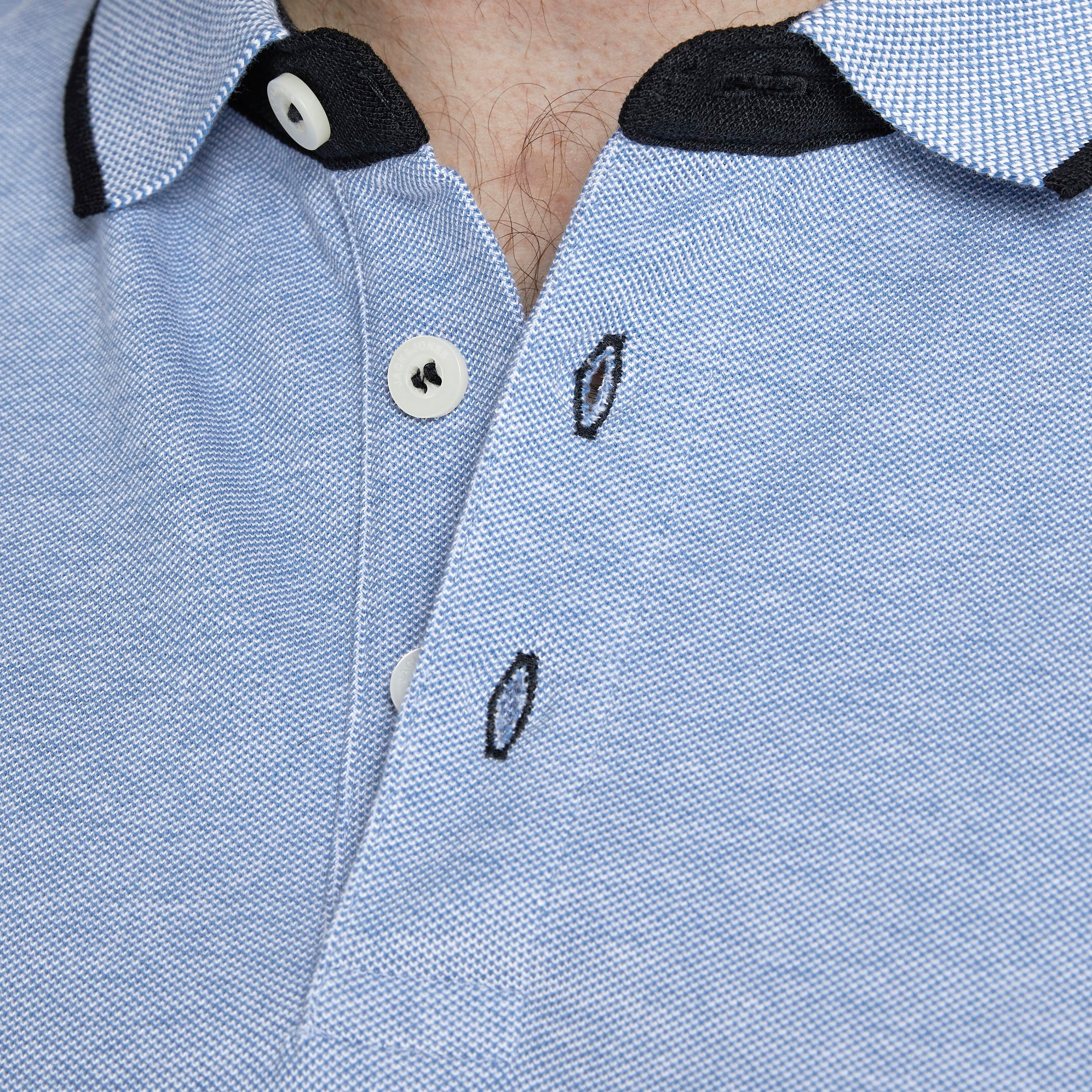 Jack & Jones Plus Size Plain Collared Short Sleeves Polo T-Shirt-men-clothing-tshirtsandpolos-polos-image-3