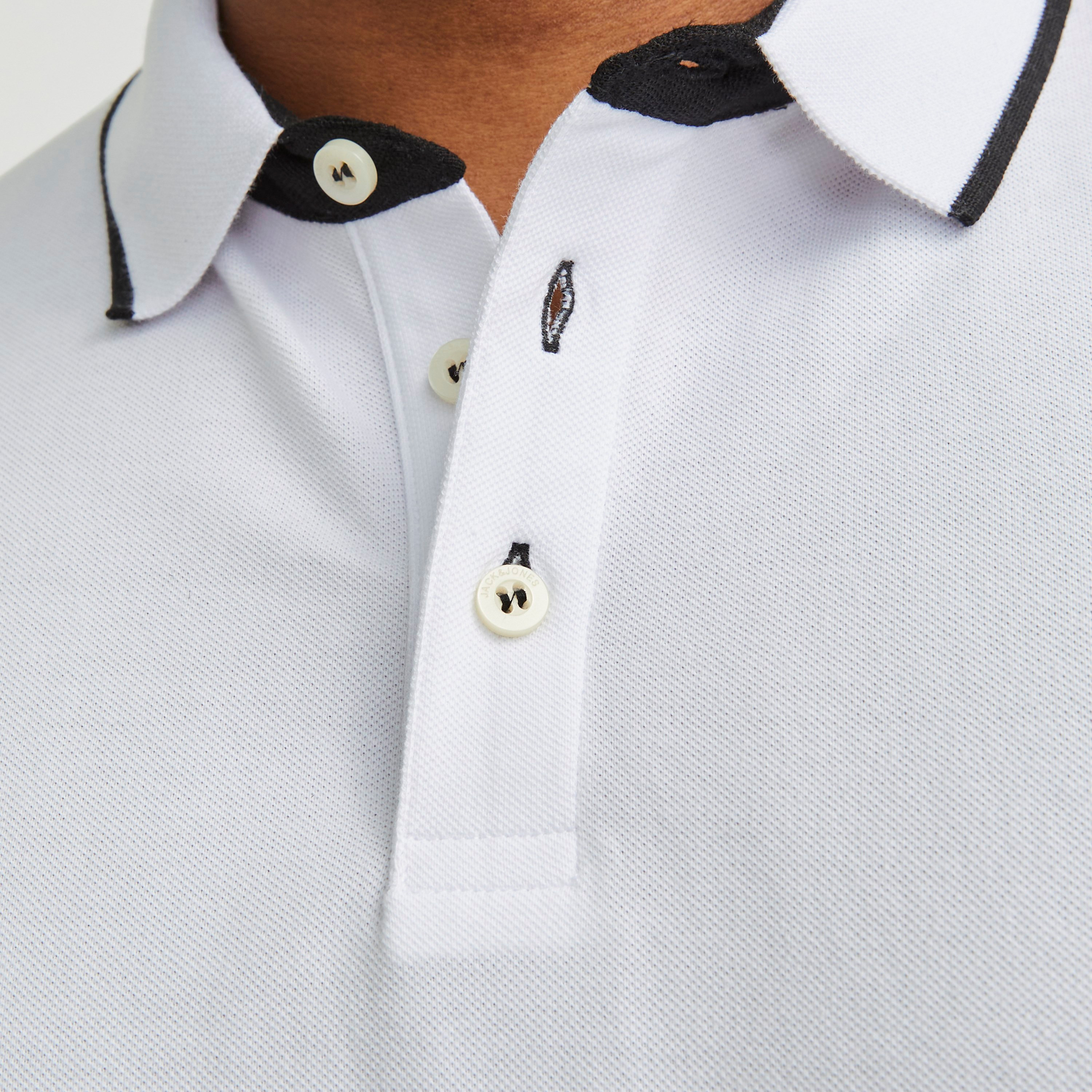 Jack & Jones Plus Size Logo Collared Short Sleeves Men's Polo-Shirt-men-clothing-tshirtsandpolos-polos-image-3