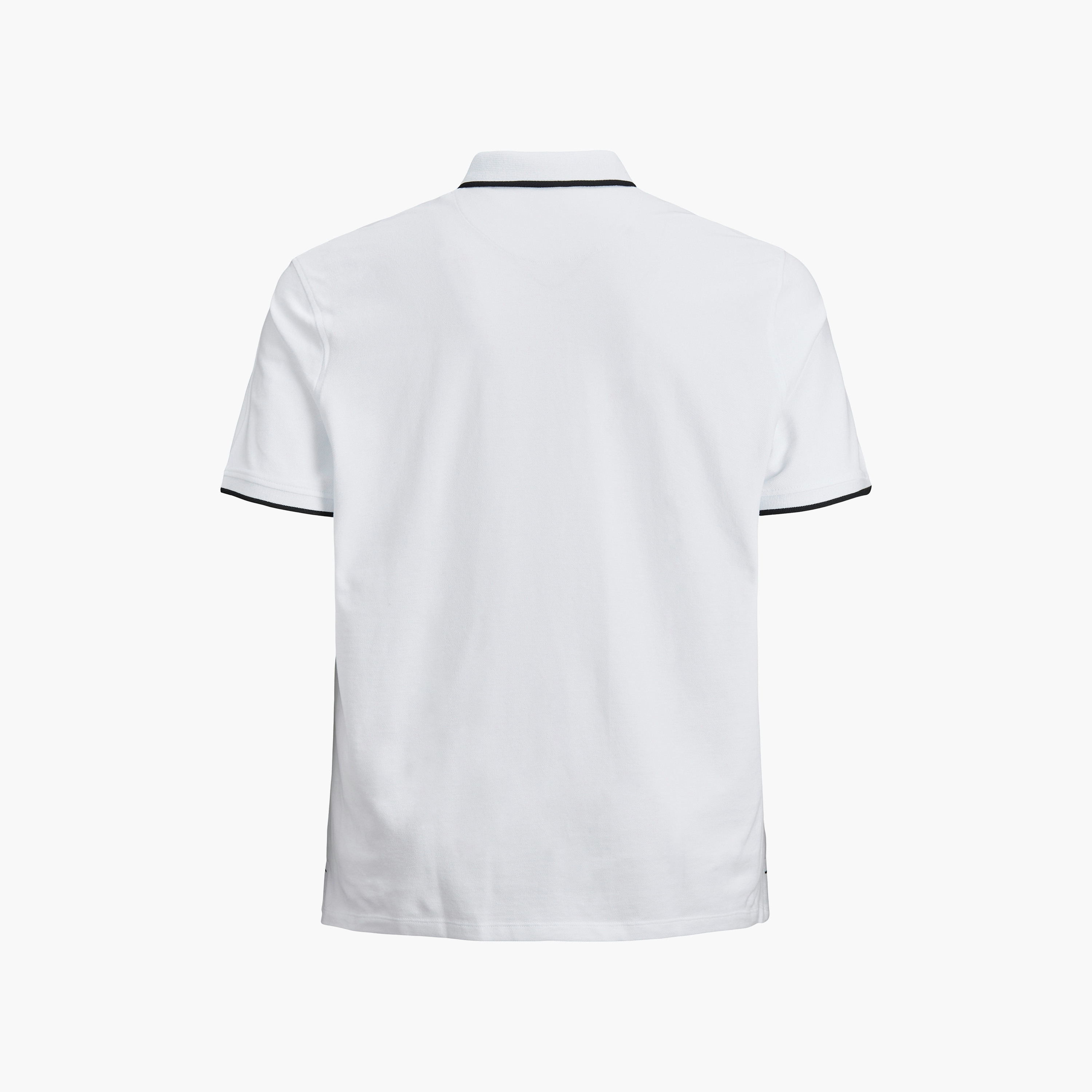 قميص بولو رجالي بأكمام قصيرة وياقة وشعار من جاك اند جونز، مقاس كبير-men-clothing-tshirtsandpolos-polos-image-8