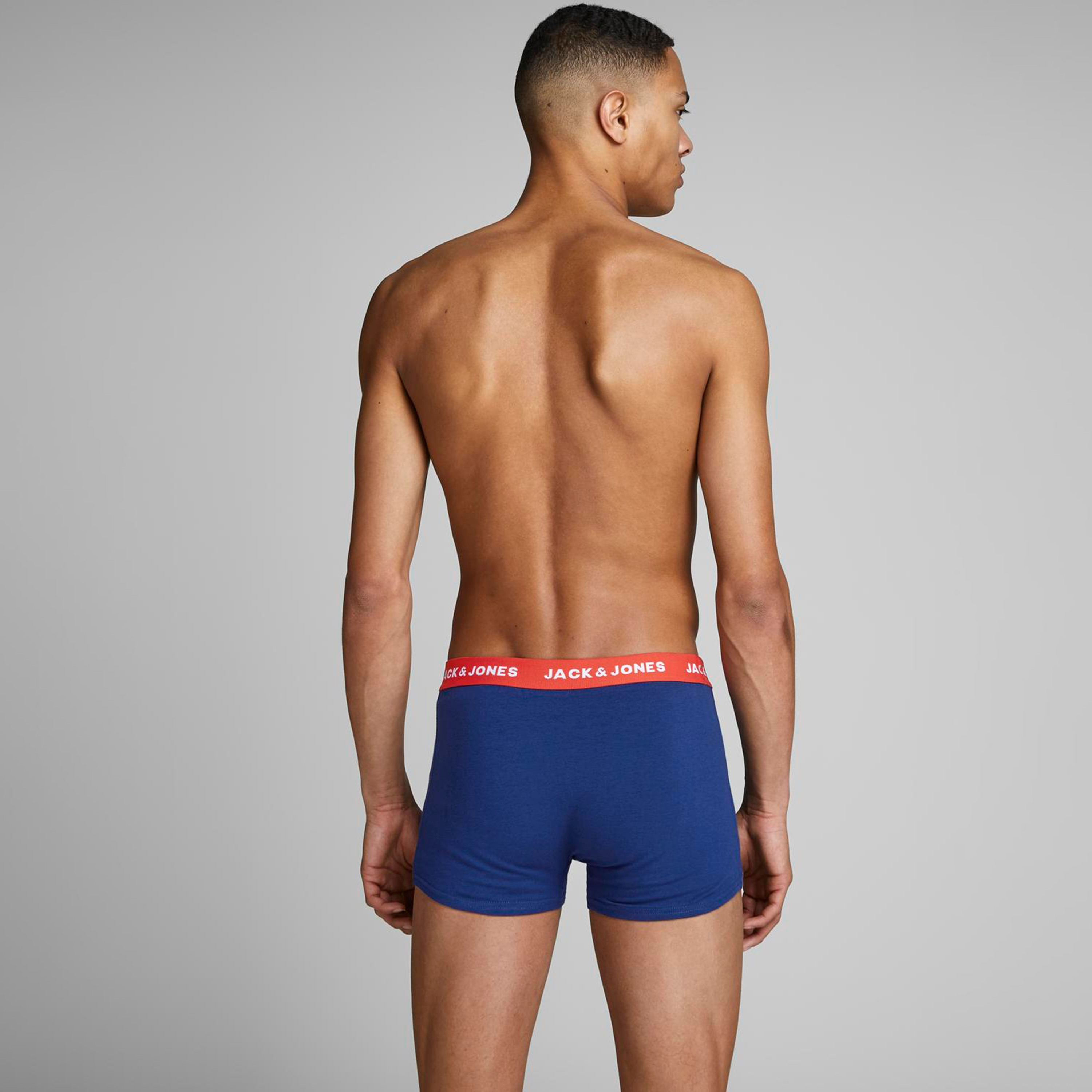 Jack & Jones Pack of 5 Brand Print Elaticated Waistband Trunks-CP_BESTPRICE_EXCLUSION-image-4