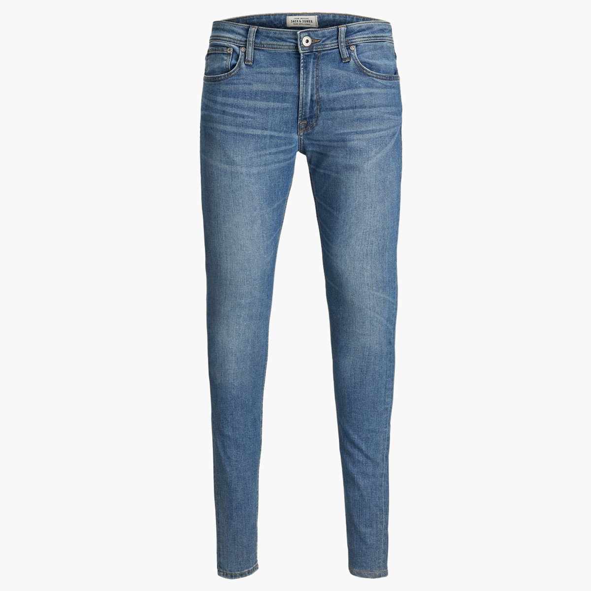 Jack & Jones Solid Mid Rise Denim Jeans with Pockets-men-clothing-bottoms-jeans-image-7