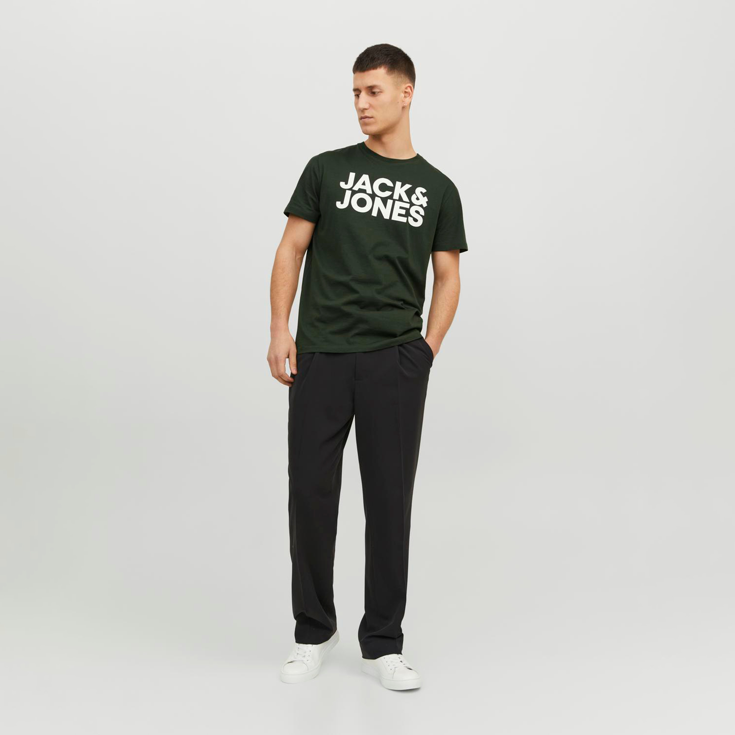 Jack & Jones Logo Crew Neck Short Sleeves T-Shirt-men-clothing-tshirtsandpolos-tshirts-image-2