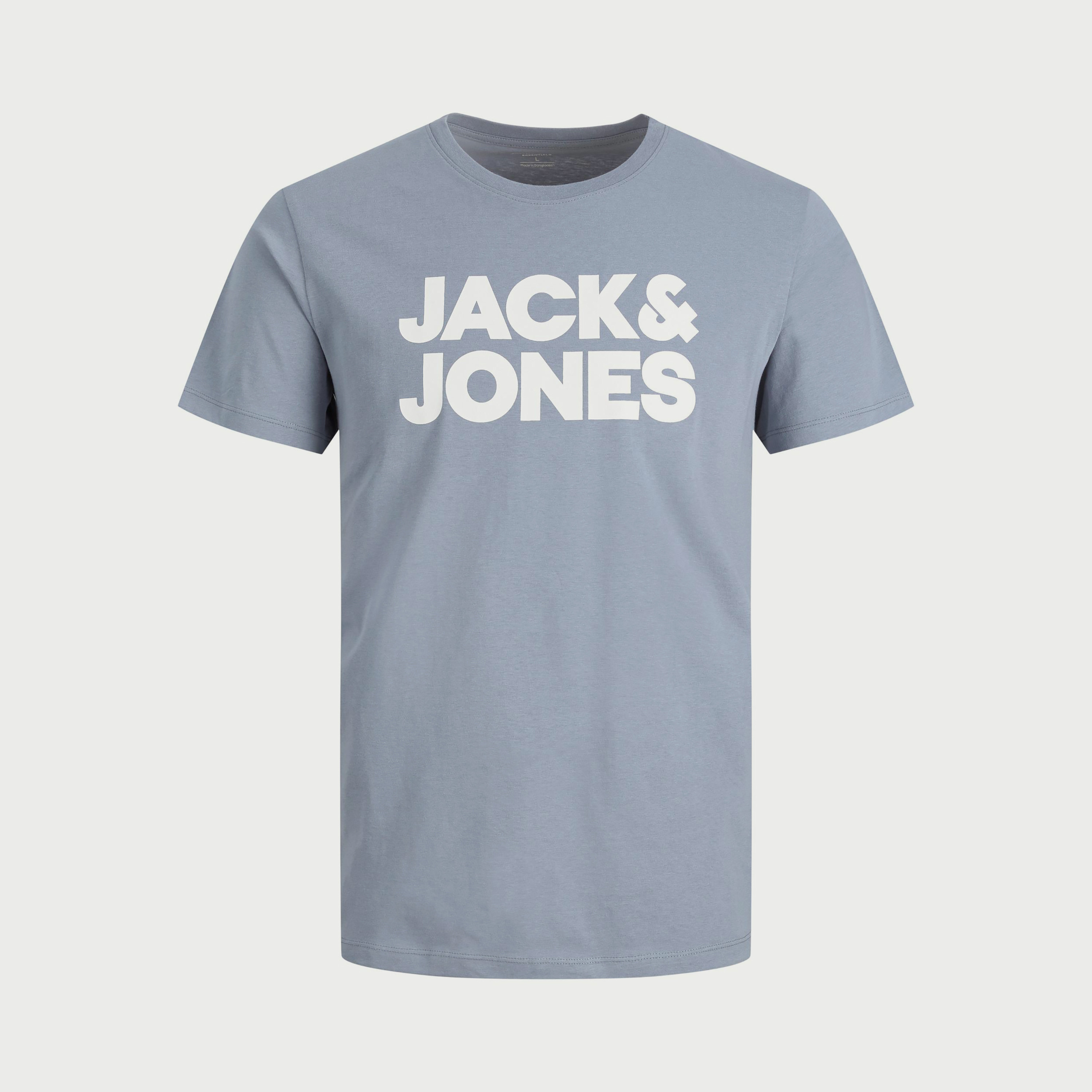 تي شيرت من جاك آند جونز مع شعار بأكمام قصيرة و ياقة مستديرة-men-clothing-tshirtsandpolos-tshirts-image-5