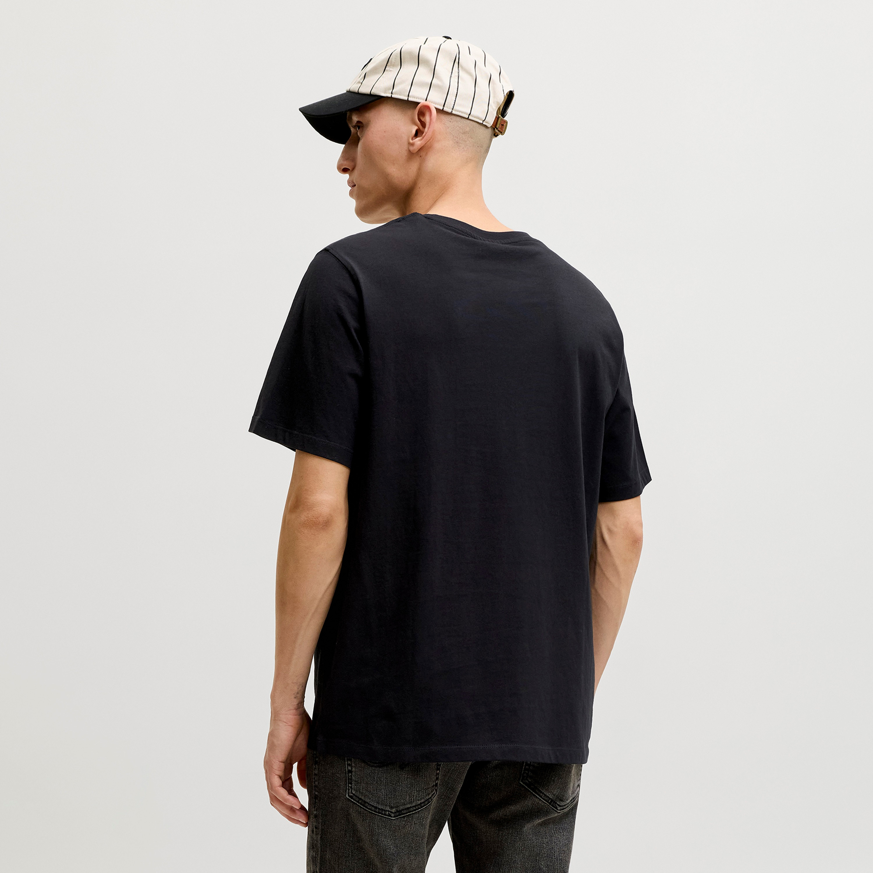 Jack & Jones Logo Printed Crew Neck Short Sleeves Men's T-Shirt-men-clothing-tshirtsandpolos-tshirts-image-4