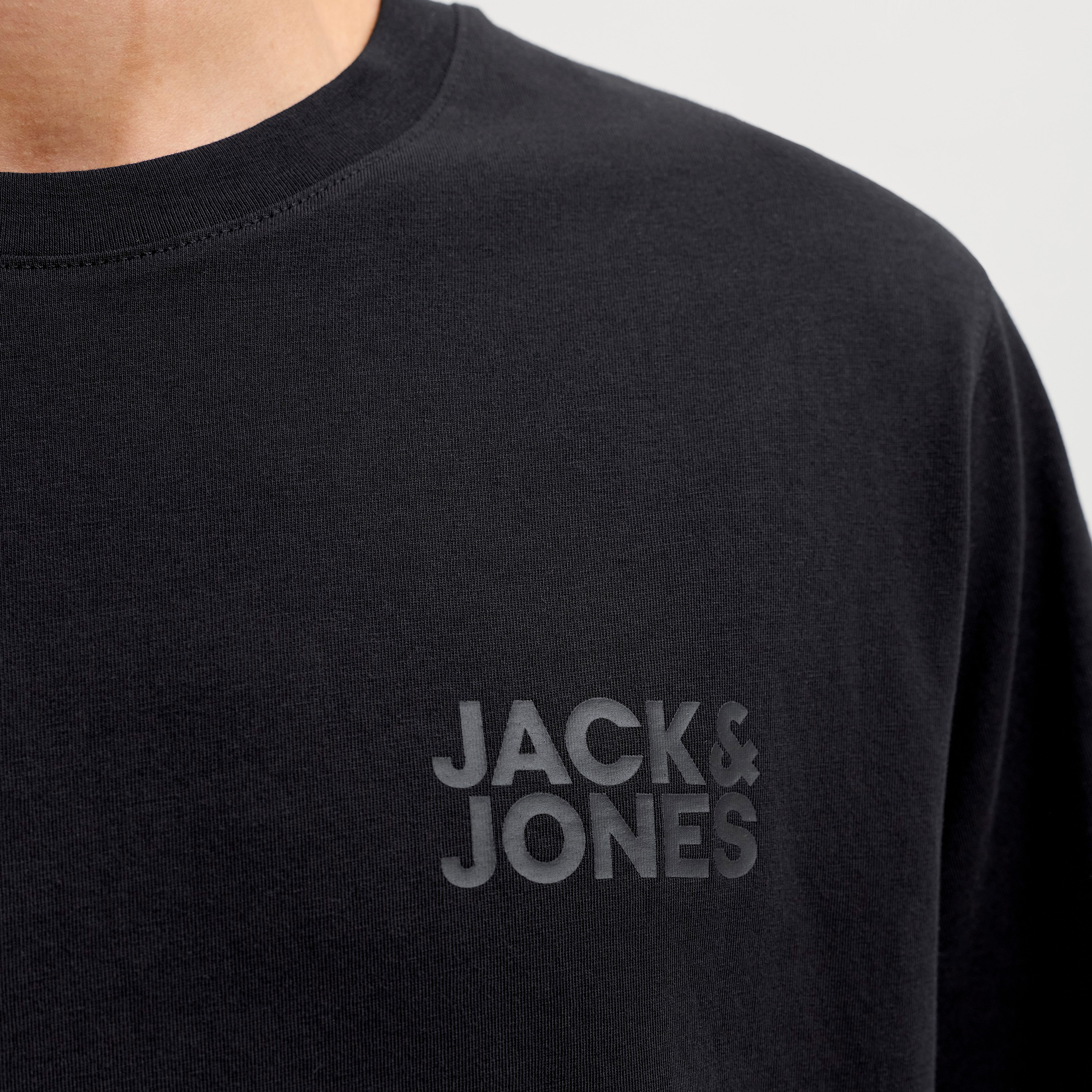 Jack & Jones Logo Printed Crew Neck Short Sleeves Men's T-Shirt-men-clothing-tshirtsandpolos-tshirts-image-5
