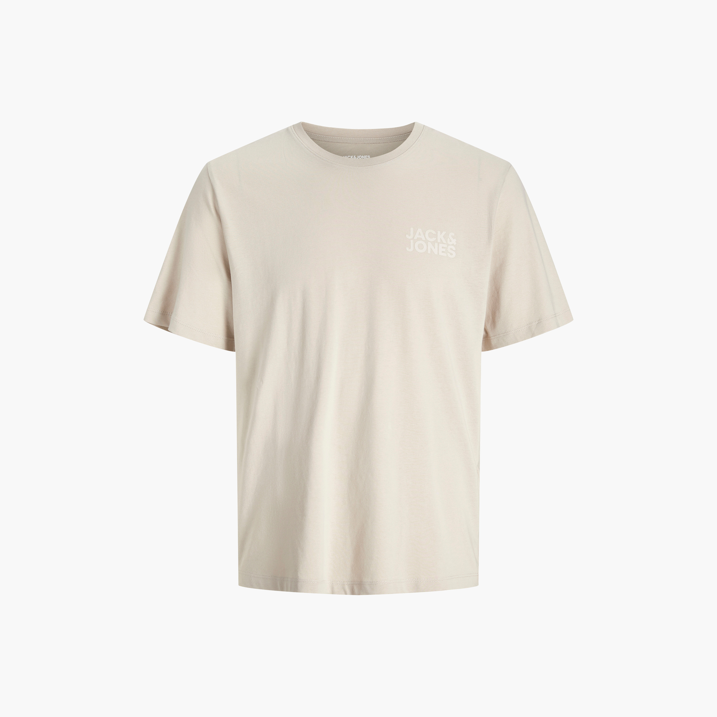 Jack & Jones Logo Printed Crew Neck Short Sleeves Men's T-Shirt-men-clothing-tshirtsandpolos-tshirts-image-7