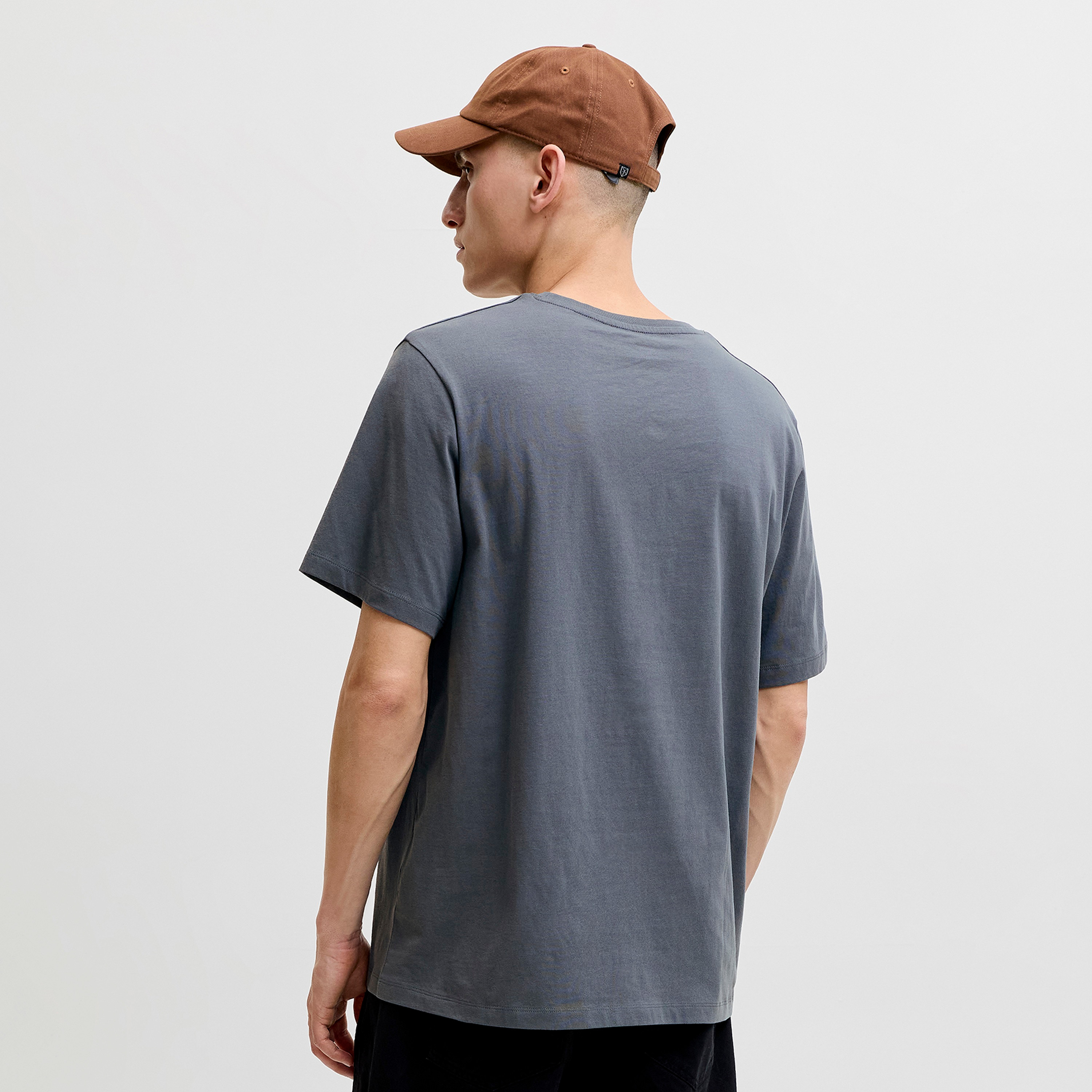 Jack & Jones Logo Printed Crew Neck Short Sleeves Men's T-Shirt-men-clothing-tshirtsandpolos-tshirts-image-4