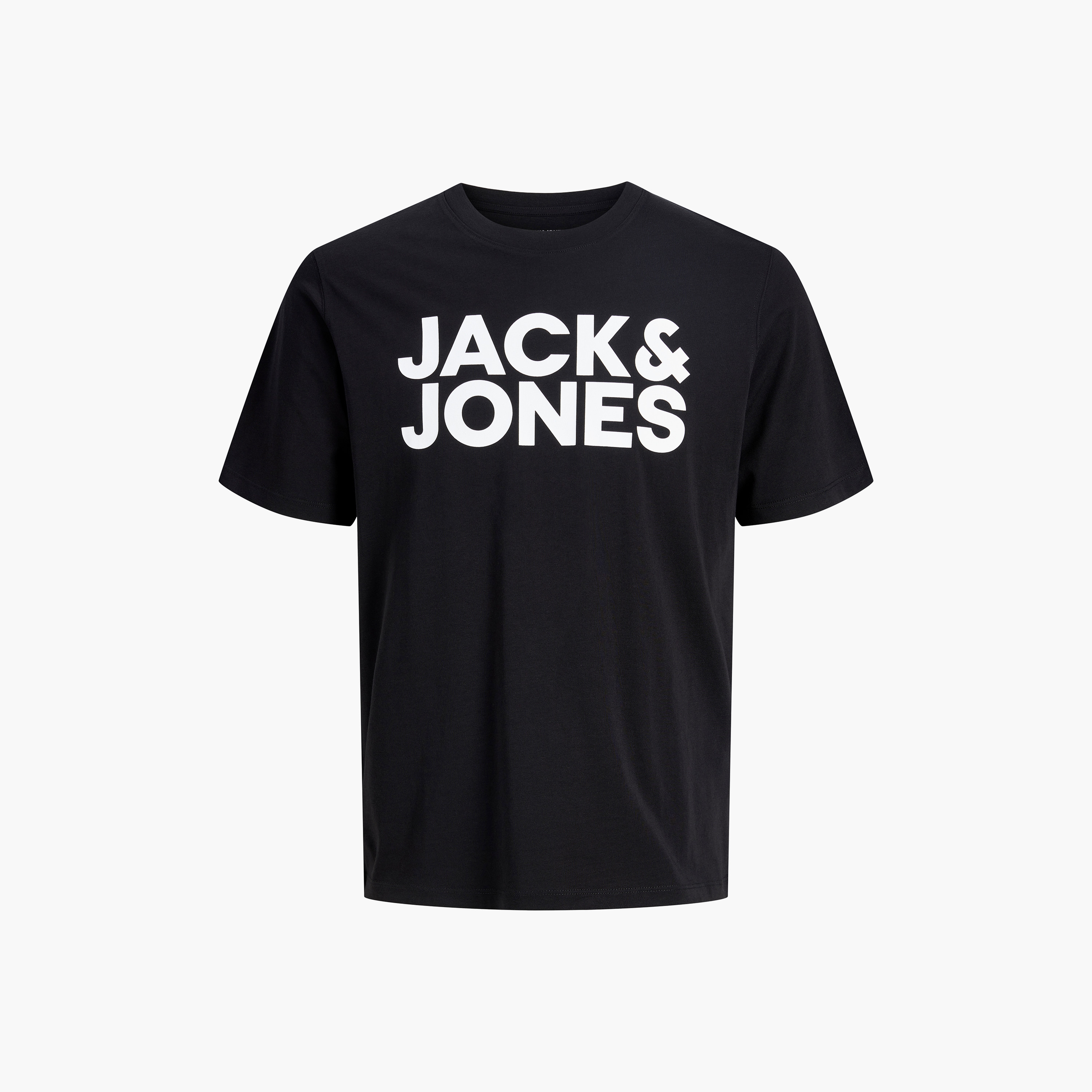 Jack & Jones Logo Printed Crew Neck Short Sleeves Men's T-Shirt-men-clothing-tshirtsandpolos-tshirts-image-7