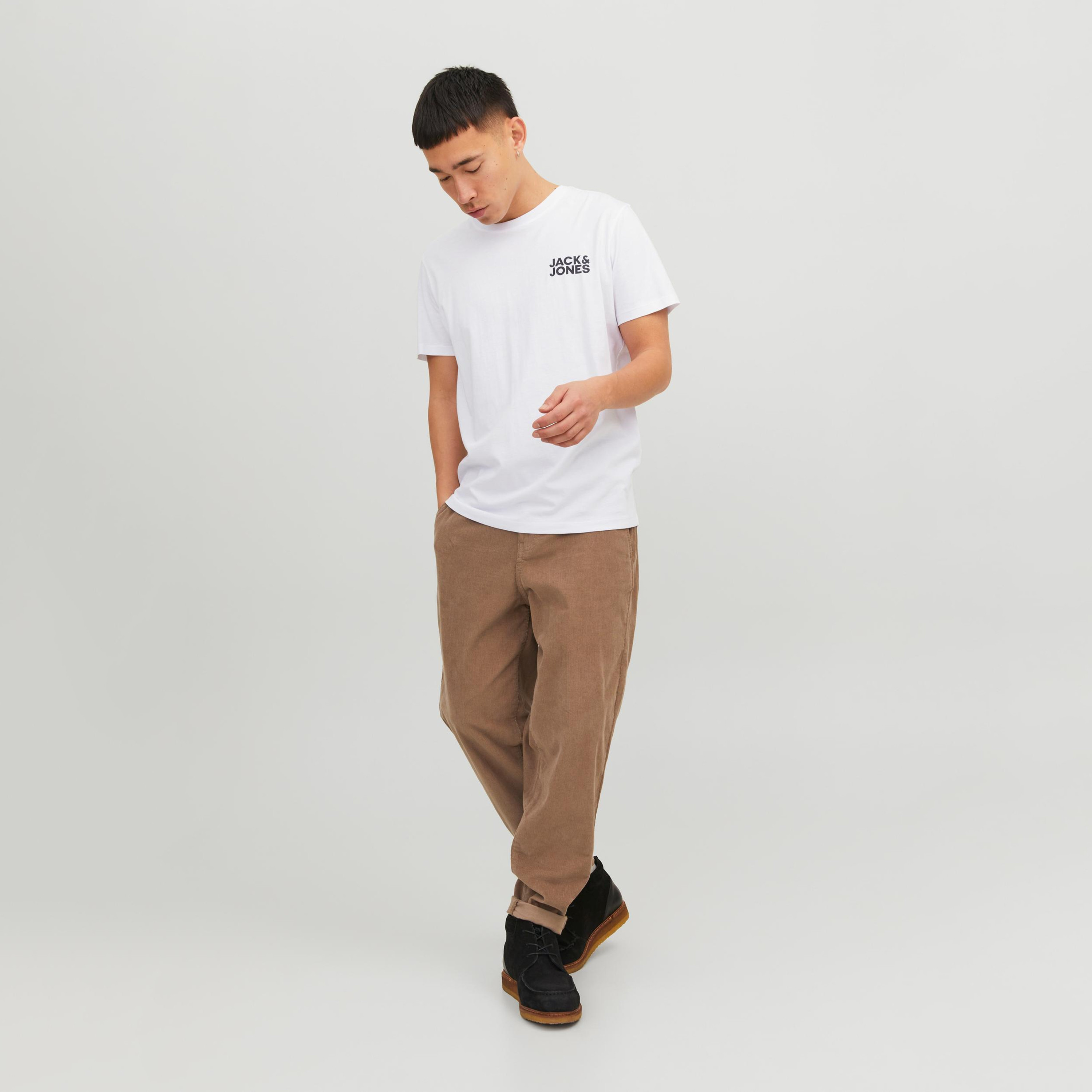Jack & Jones Logo Crew Neck Short Sleeves T-Shirt-men-clothing-tshirtsandpolos-tshirts-image-2