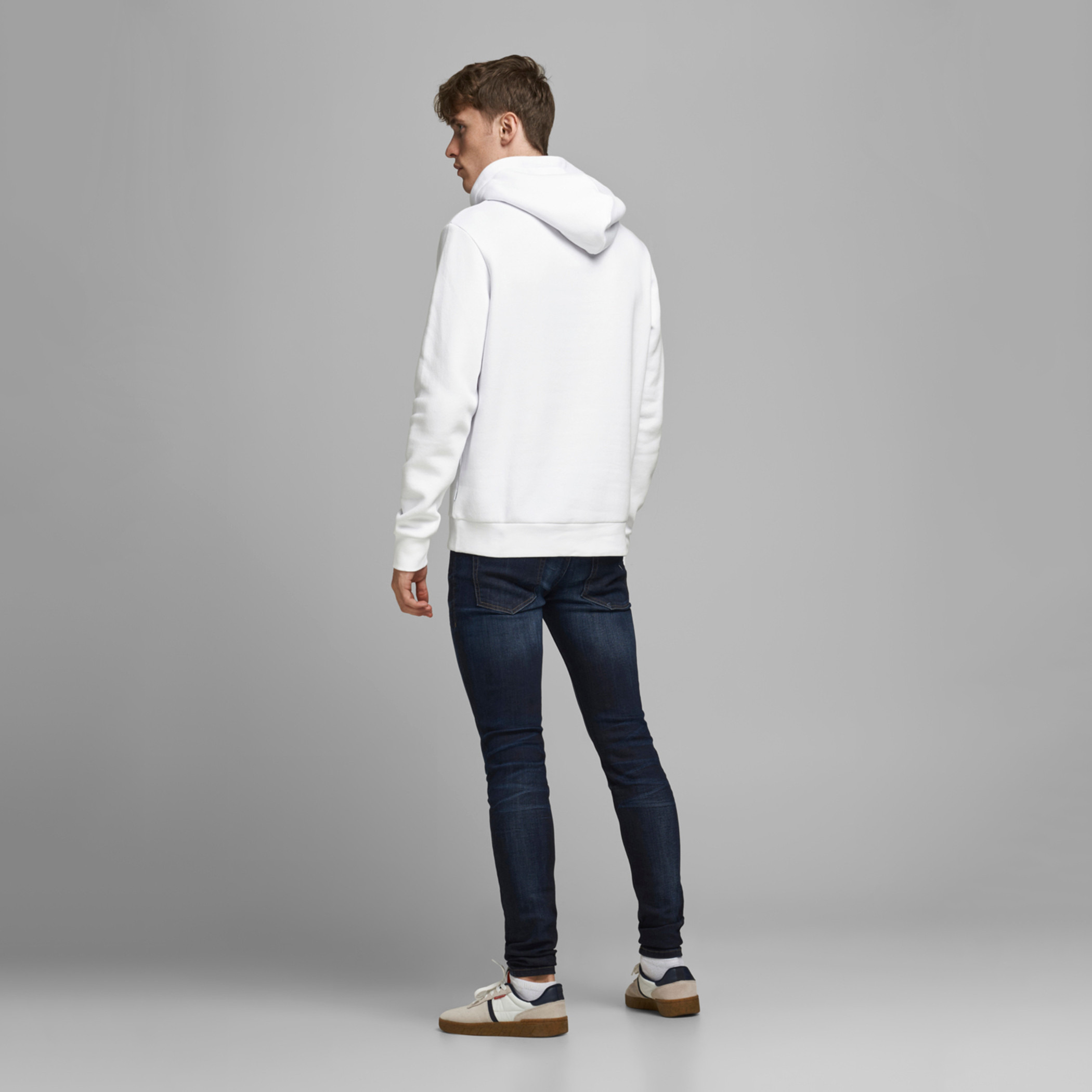 Jack & Jones Men Printed Kangaroo Pocket Hooded Sweatshirt-men-winterwear-hoodiesandsweatshirts-image-3
