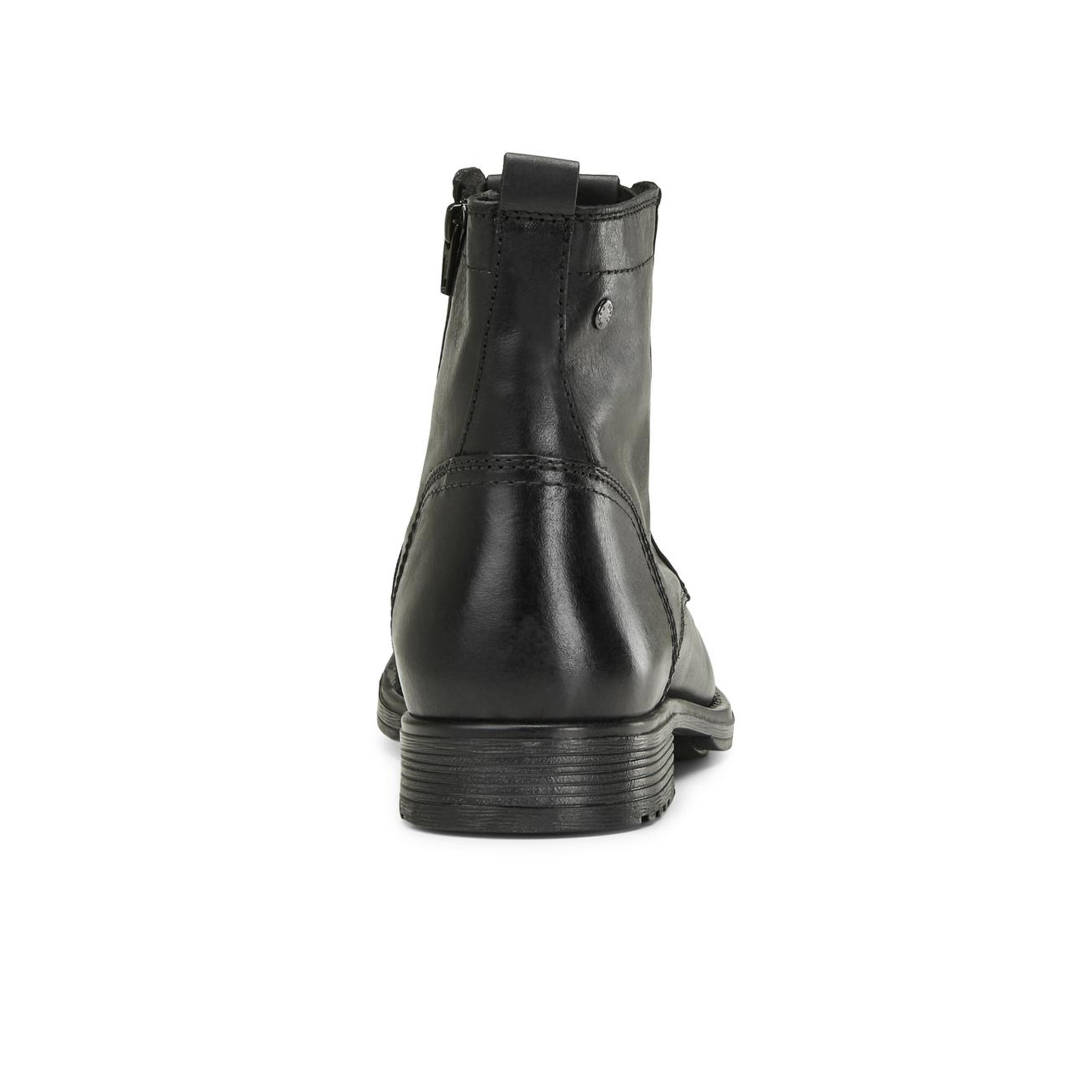 أحذية جلدية صلبة مع عالية من جاك آند جونز للرجال بلون اسود-men-shoes-boots-image-3