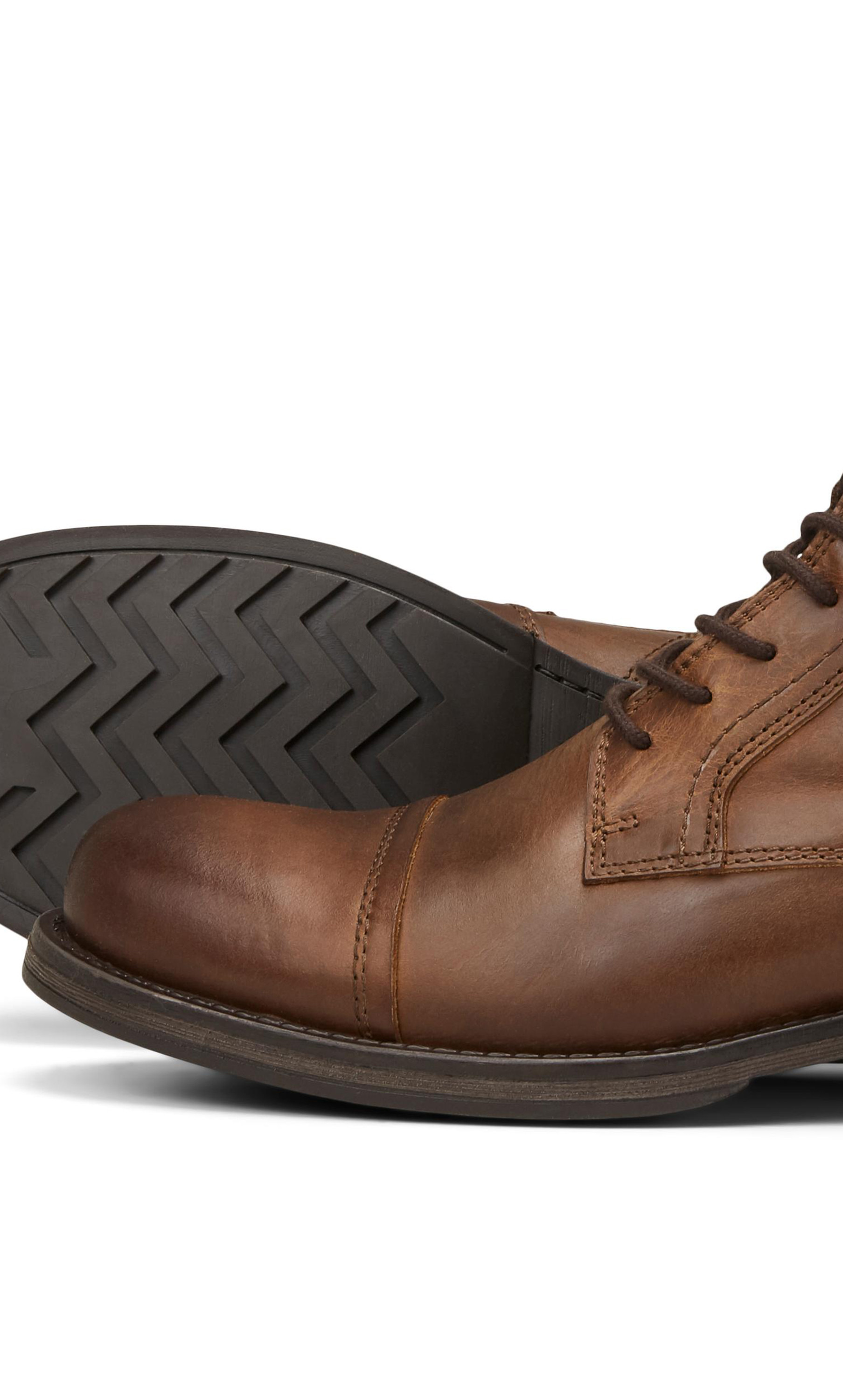 بوتز جاك آند جونز الرجالي مصنوع من الجلد بأربطة وسحاب | 12156000-men-shoes-boots-image-5