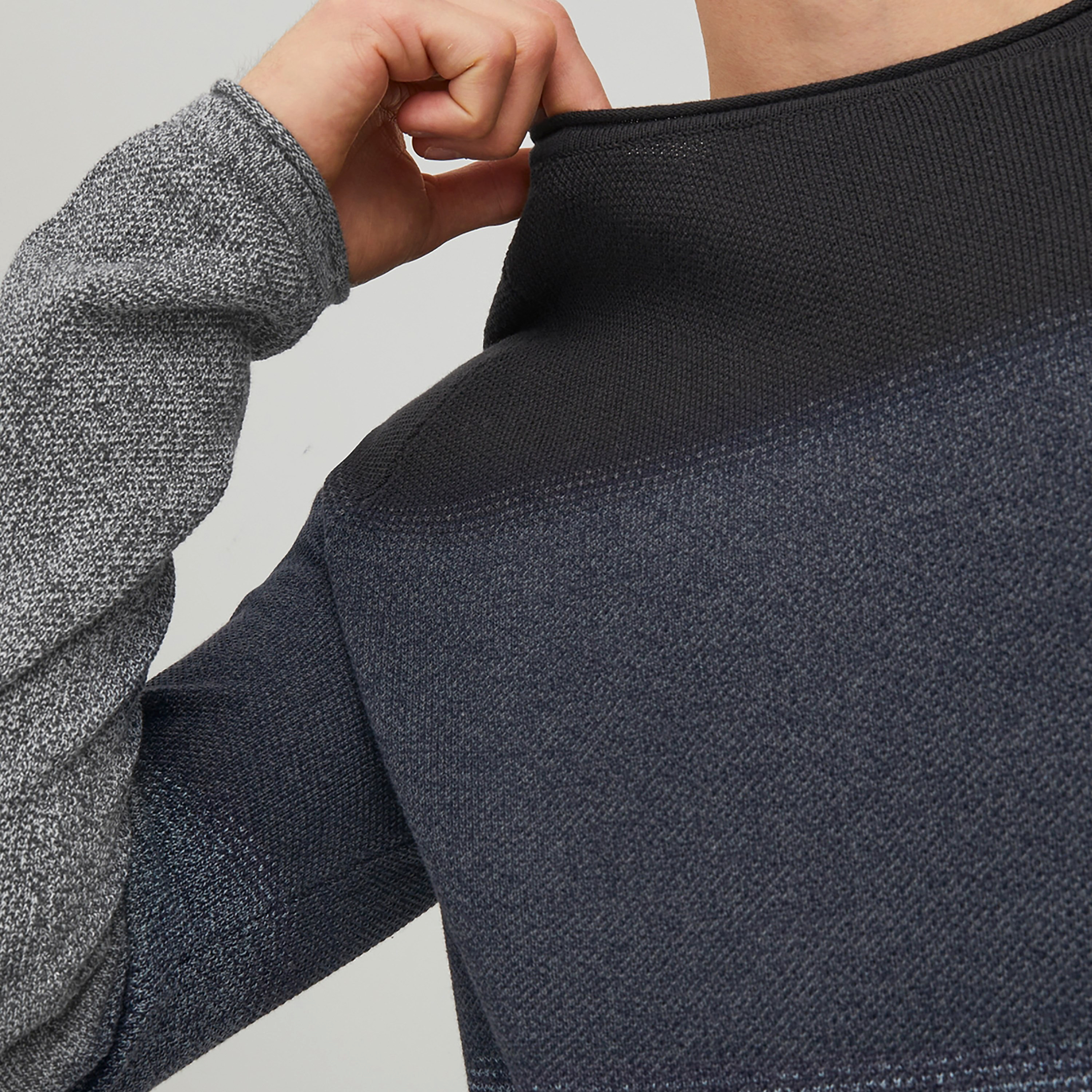 Jack & Jones Ombre Round Neck Long Sleeves Men's Pullover-men-clothing-sweatersandpullovers-image-3