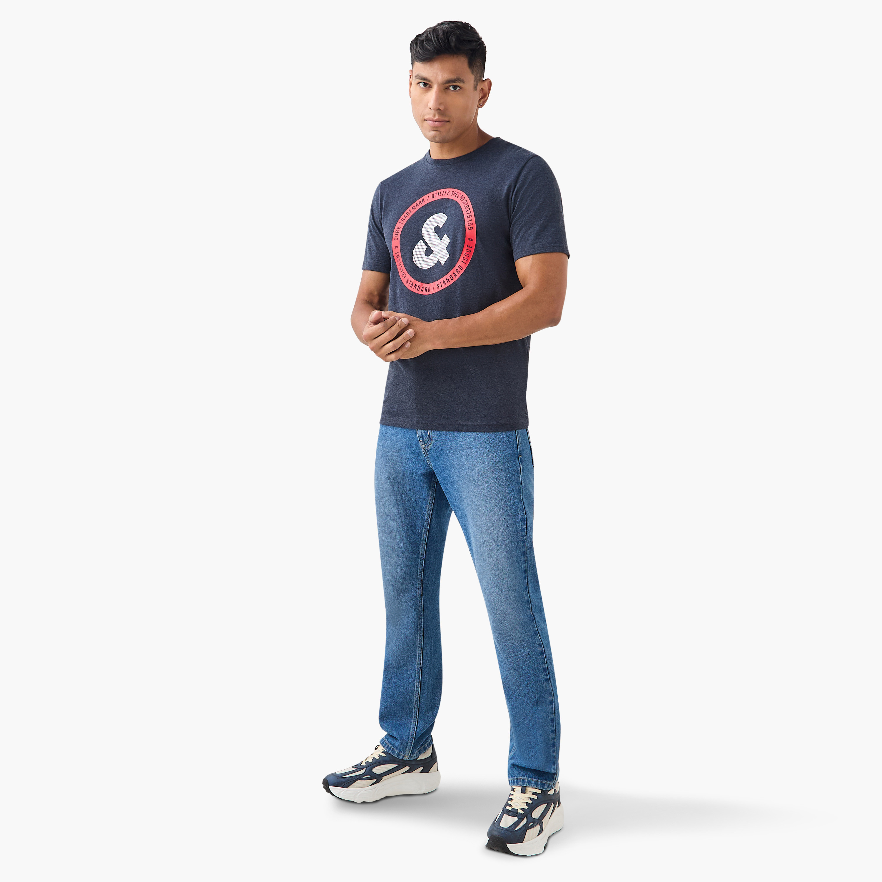 Jack & Jones Logo Crew Neck Short Sleeves T-Shirt-men-clothing-tshirtsandpolos-tshirts-image-2