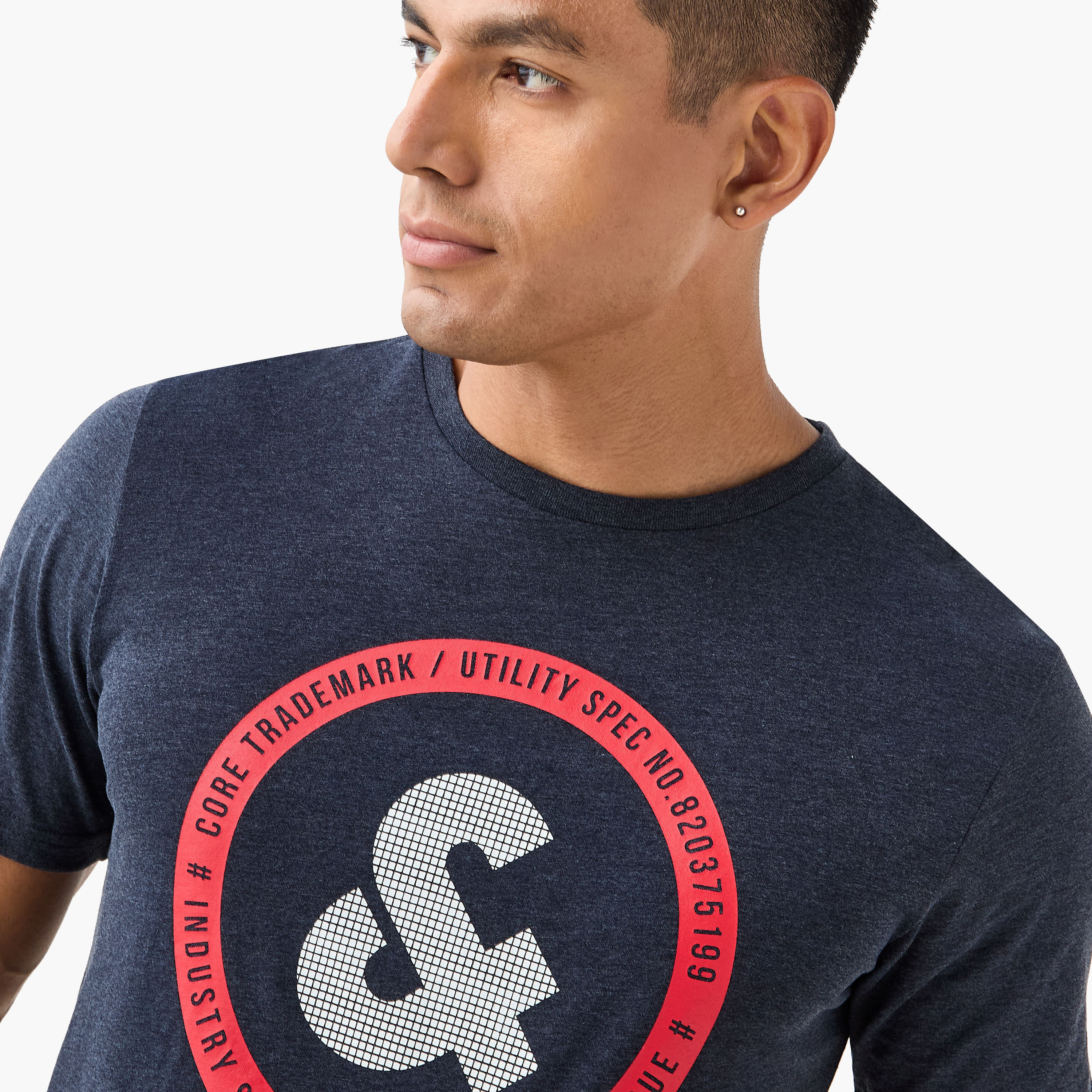 Jack & Jones Logo Crew Neck Short Sleeves T-Shirt-men-clothing-tshirtsandpolos-tshirts-image-4
