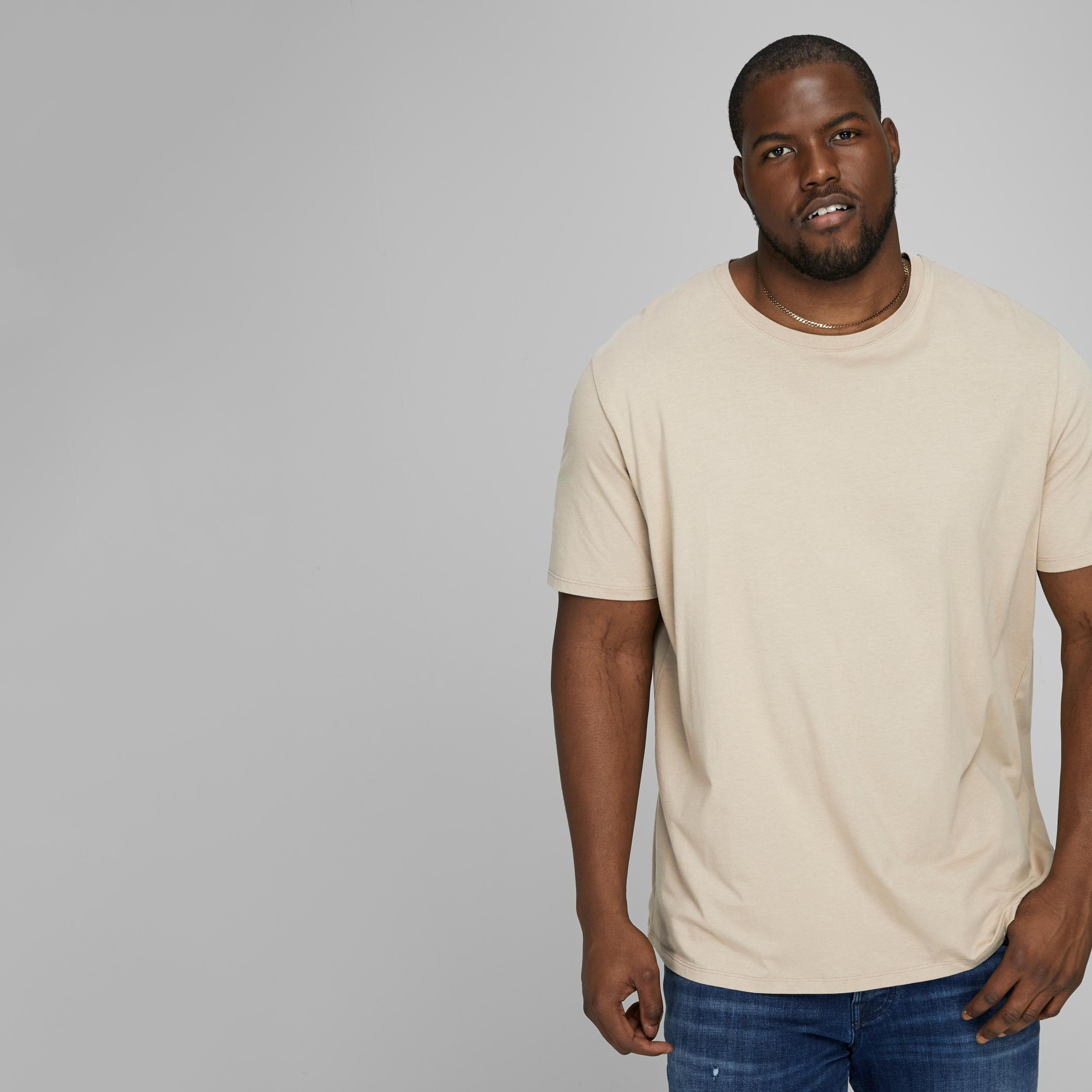 Jack & Jones Plain Crew Neck Short Sleeves T-Shirt-men-clothing-tshirtsandpolos-tshirts-image-8