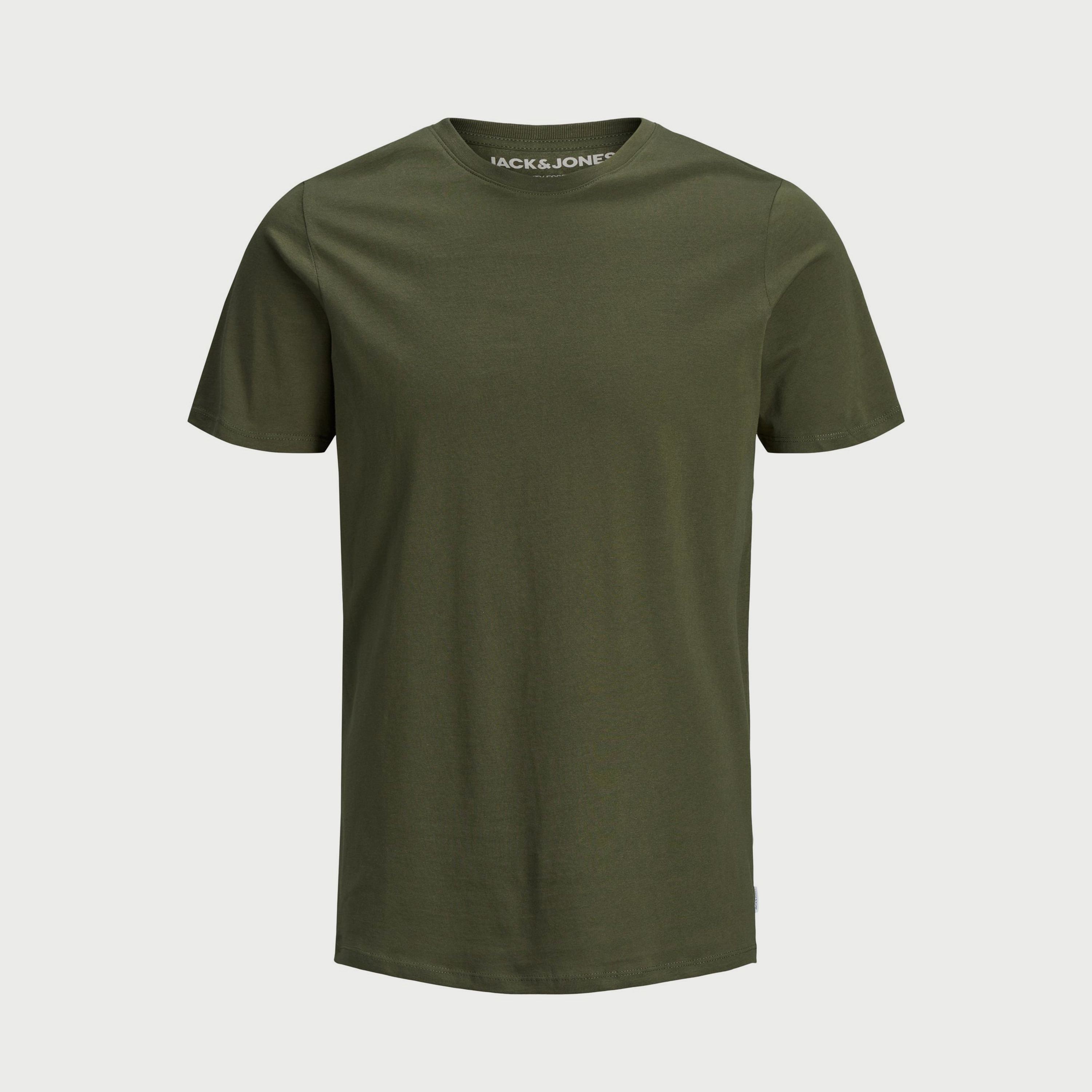 تي شيرت سادة بياقة دائرية وأكمام قصيرة من جاك آند جونز-men-clothing-tshirtsandpolos-tshirts-image-13