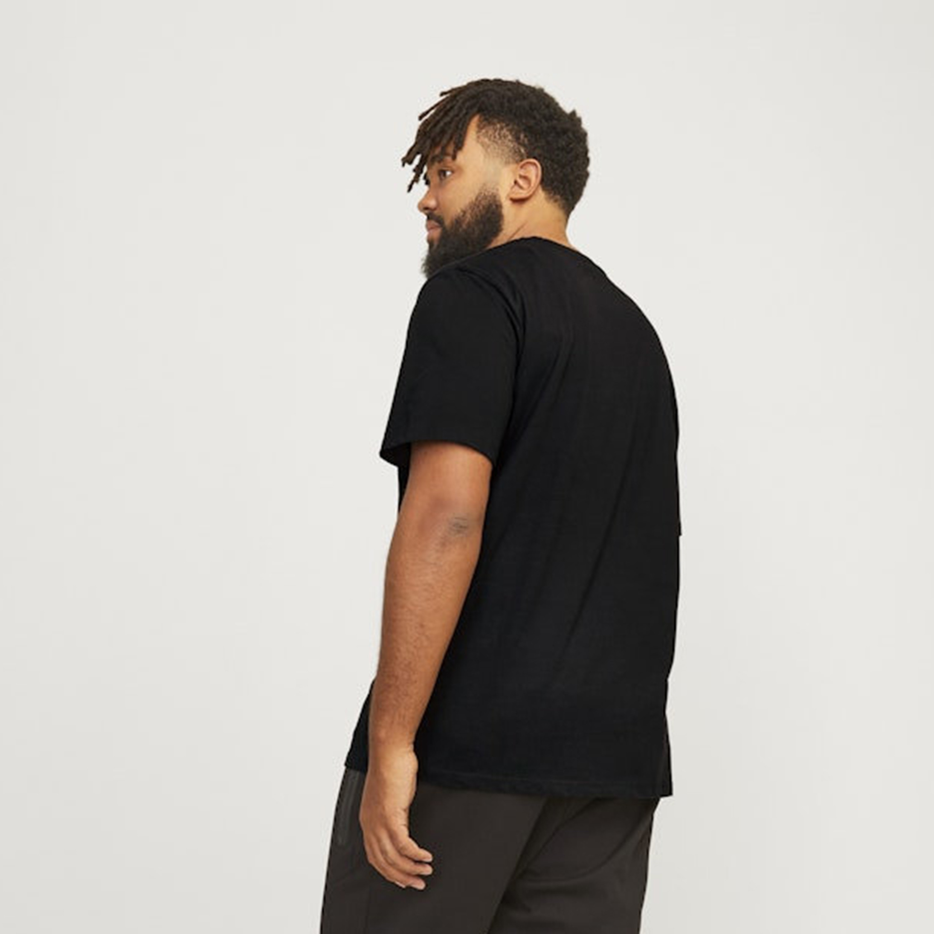 Jack & Jones Plus Size Logo Crew Neck Short Sleeves Men's T-Shirt-men-clothing-tshirtsandpolos-tshirts-image-4