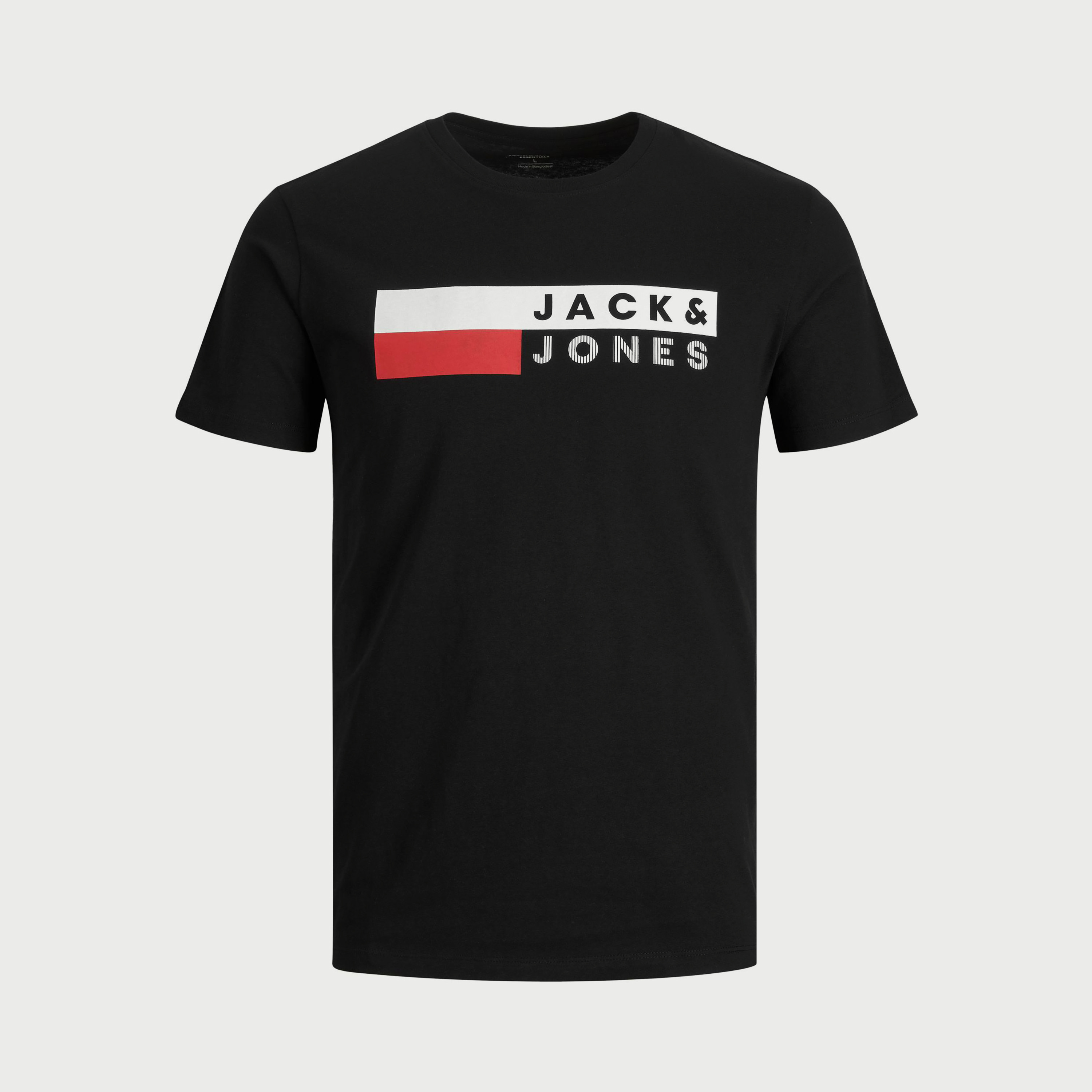 Jack & Jones Logo Crew Neck Short Sleeves T-Shirt-men-clothing-tshirtsandpolos-tshirts-image-1