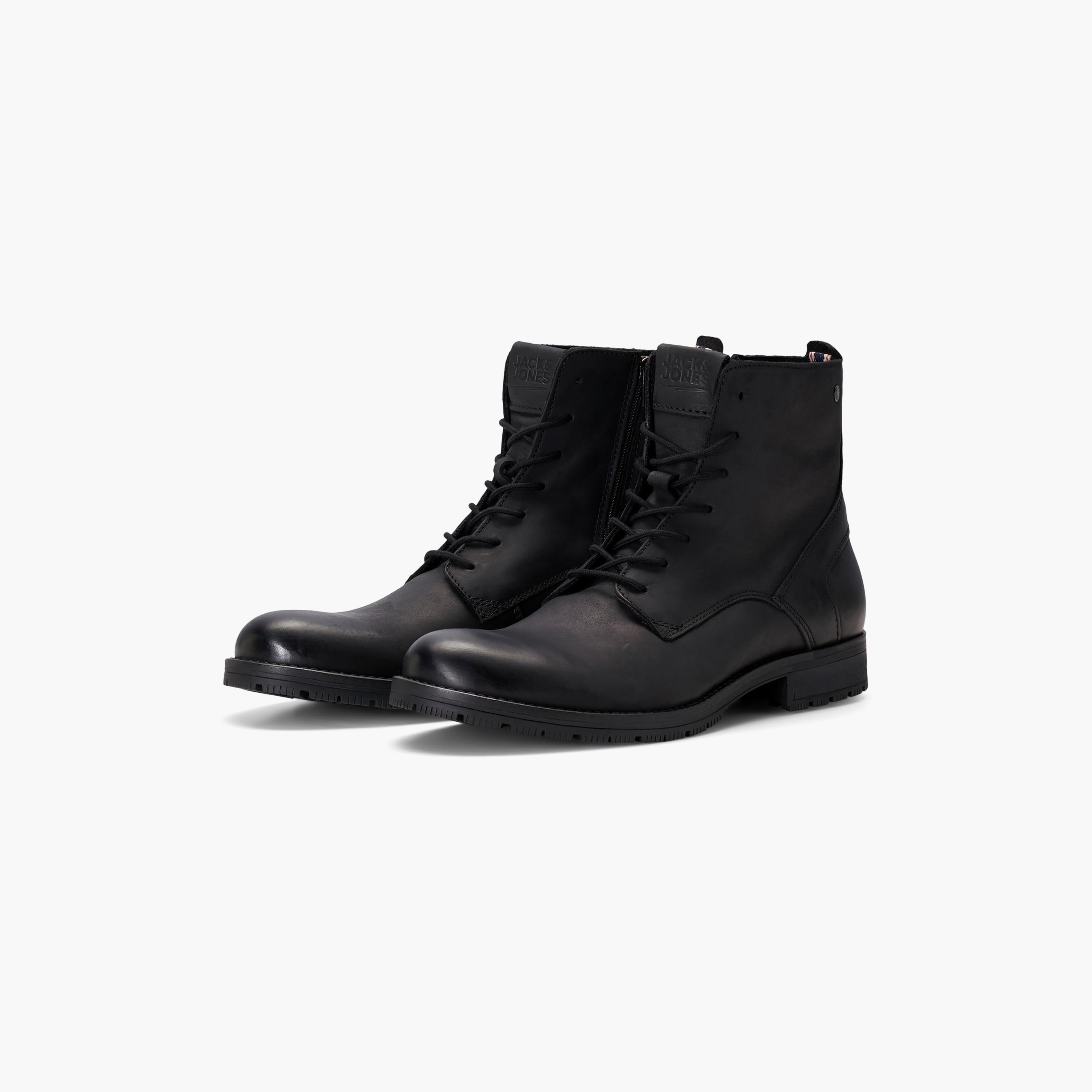 Jack & Jones Men's Jfworca Leather Ankle Boots | 12159497-men-shoes-boots-image-1