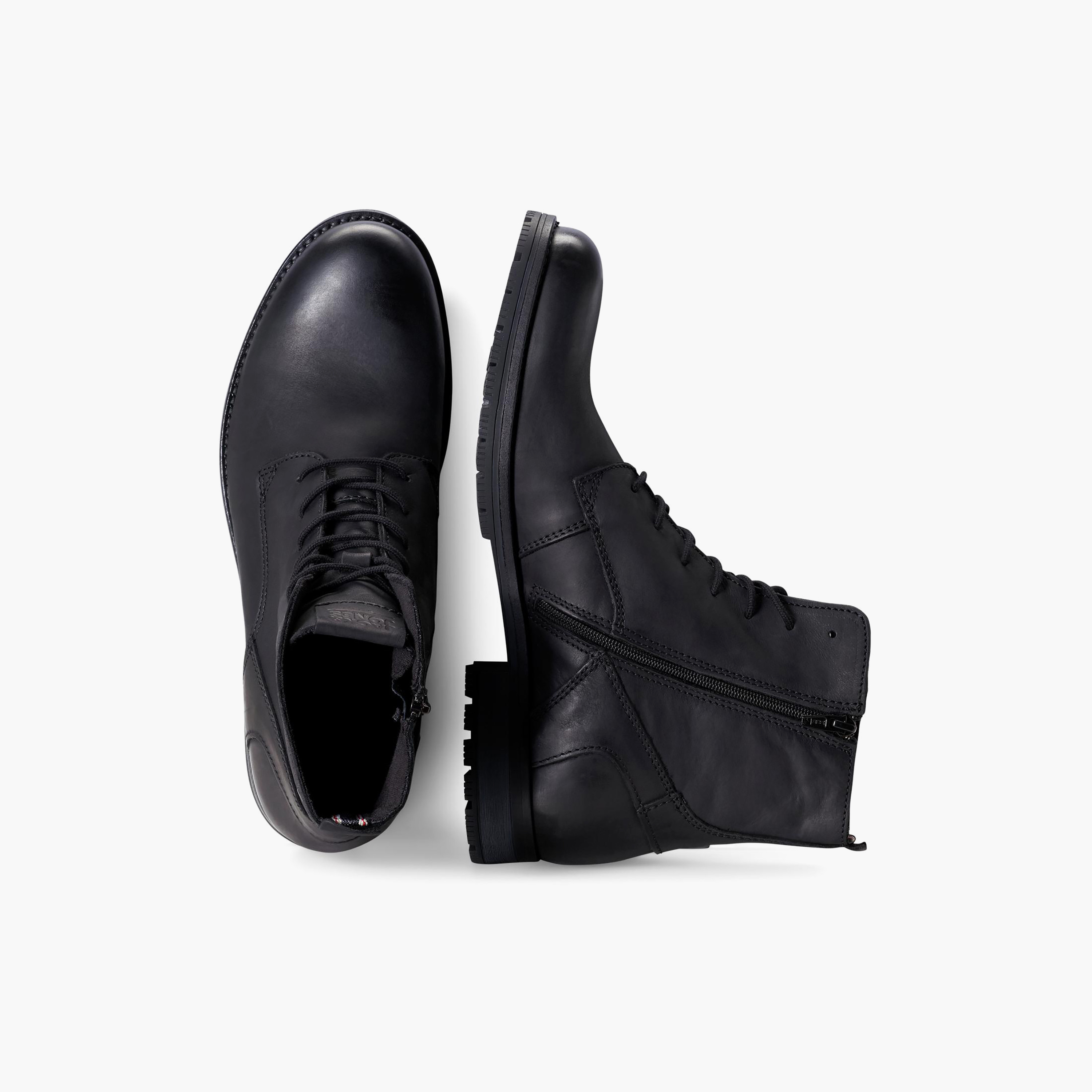 Jack & Jones Men's Jfworca Leather Ankle Boots | 12159497-men-shoes-boots-image-3