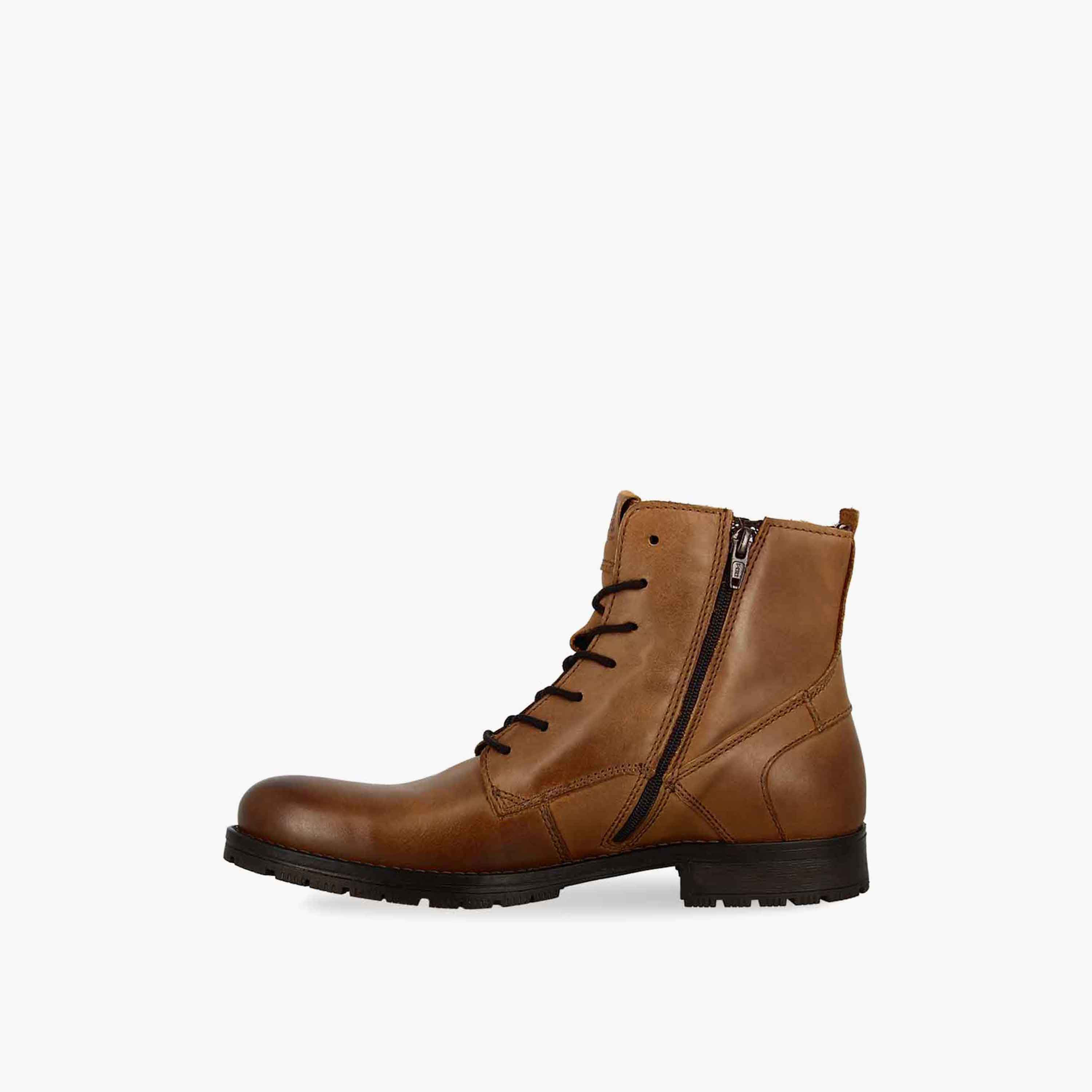 Jack & Jones Men's Jfworca Leather Ankle Boots | 12161906-men-shoes-boots-image-3